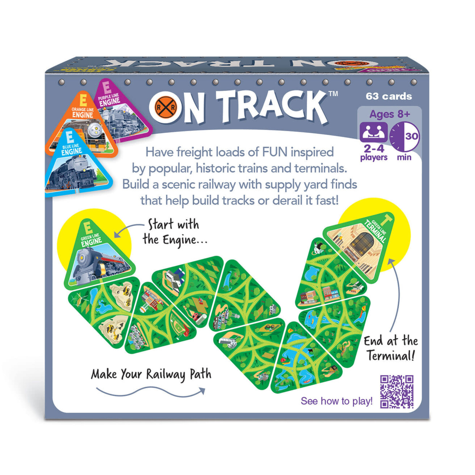 TREND ENTERPRISES INC On Track Three Corner Card Game