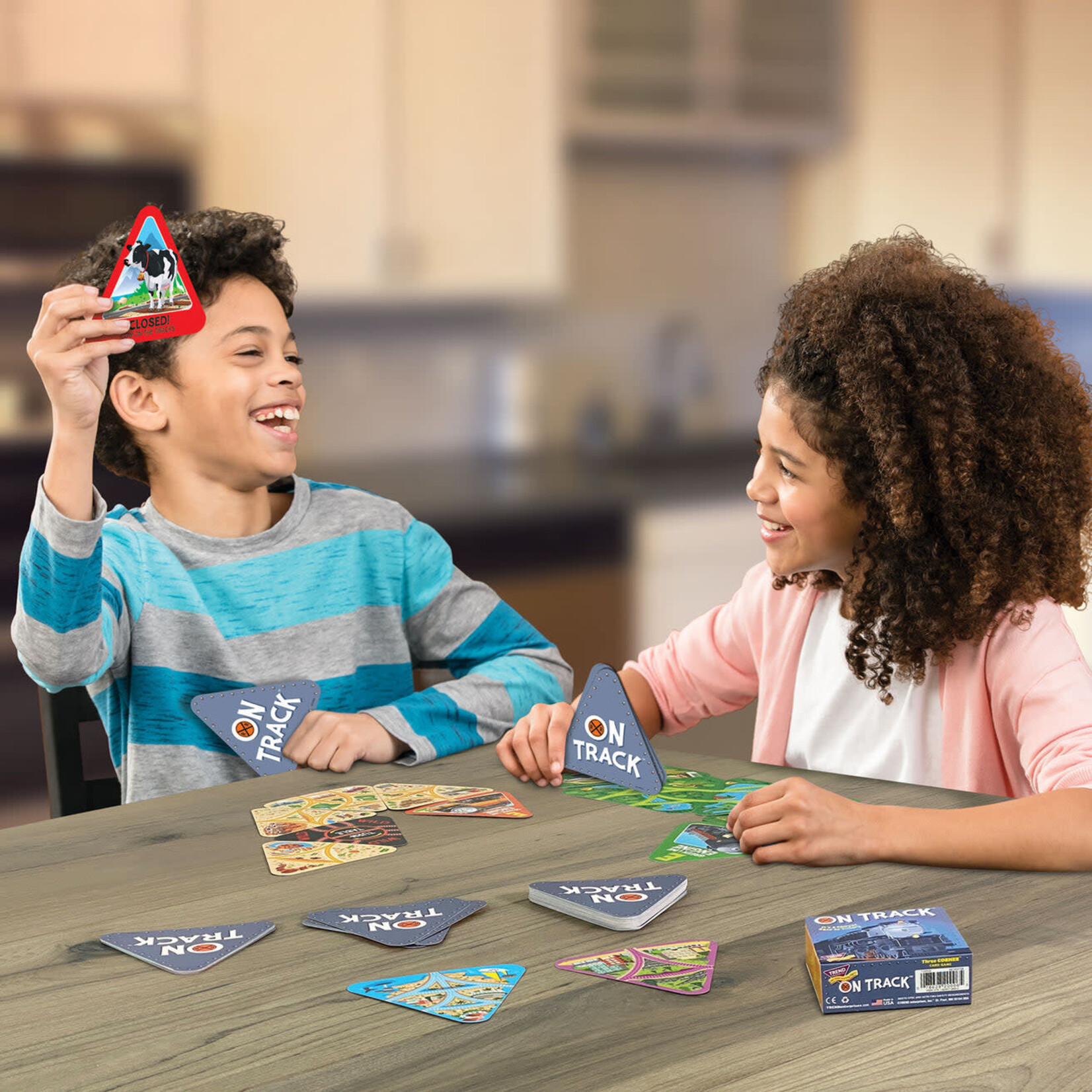 TREND ENTERPRISES INC On Track Three Corner Card Game