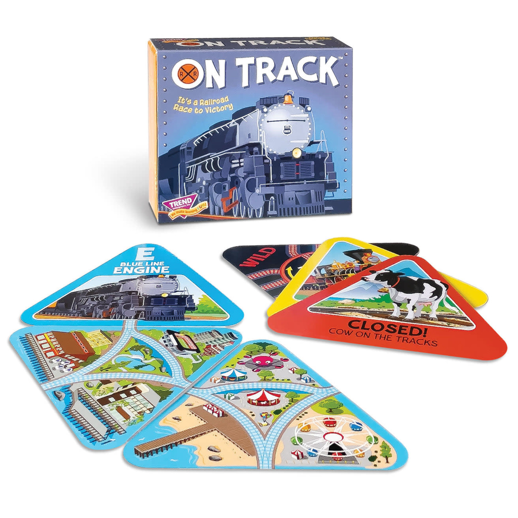 TREND ENTERPRISES INC On Track Three Corner Card Game