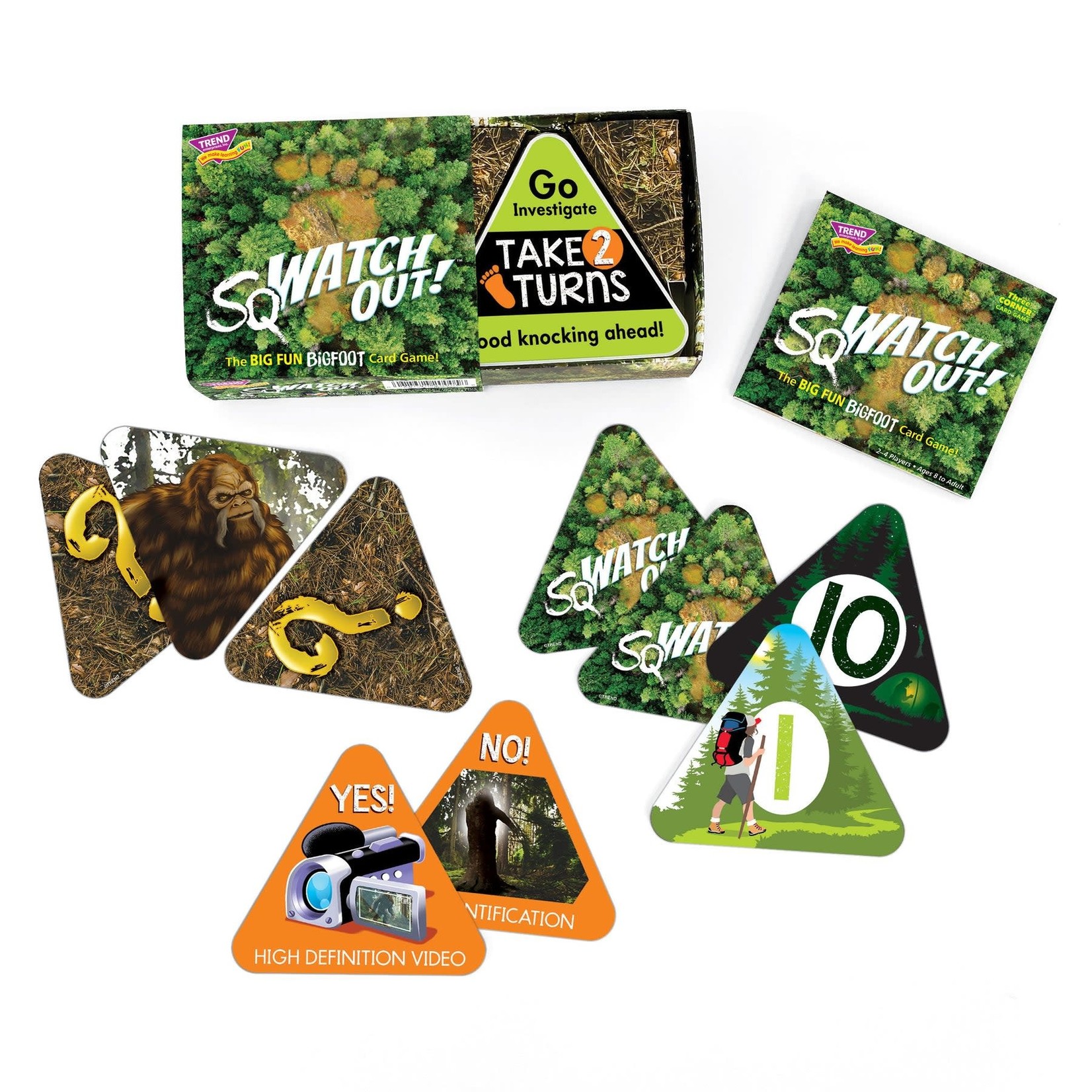 TREND ENTERPRISES INC sqWATCH Out! Three Corner Card Game