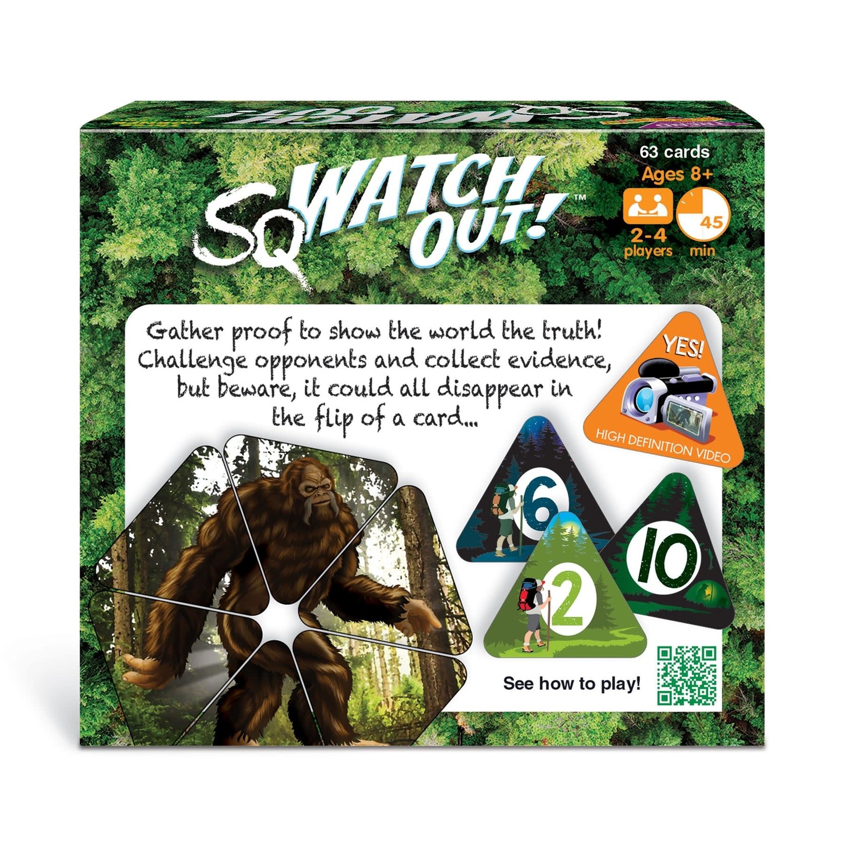 TREND ENTERPRISES INC sqWATCH Out! Three Corner Card Game