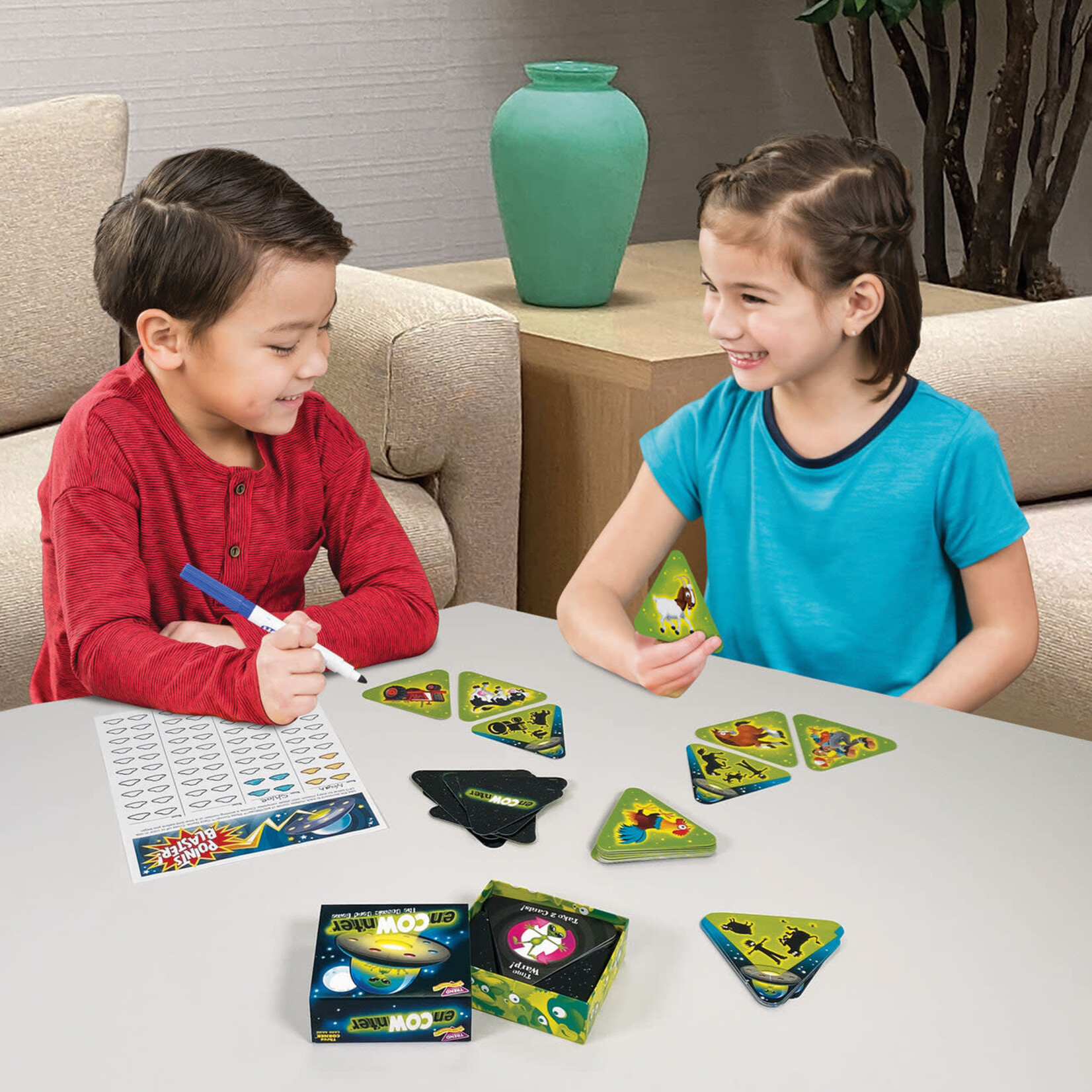 TREND ENTERPRISES INC enCOWnter Three Corner Card Game