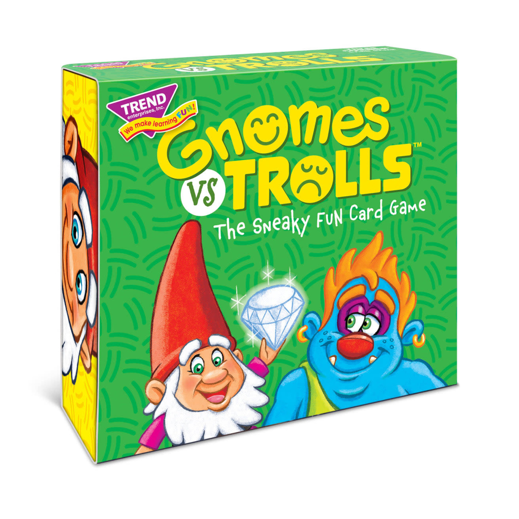 TREND ENTERPRISES INC Gnomes vs Trolls Three Corner Card Game