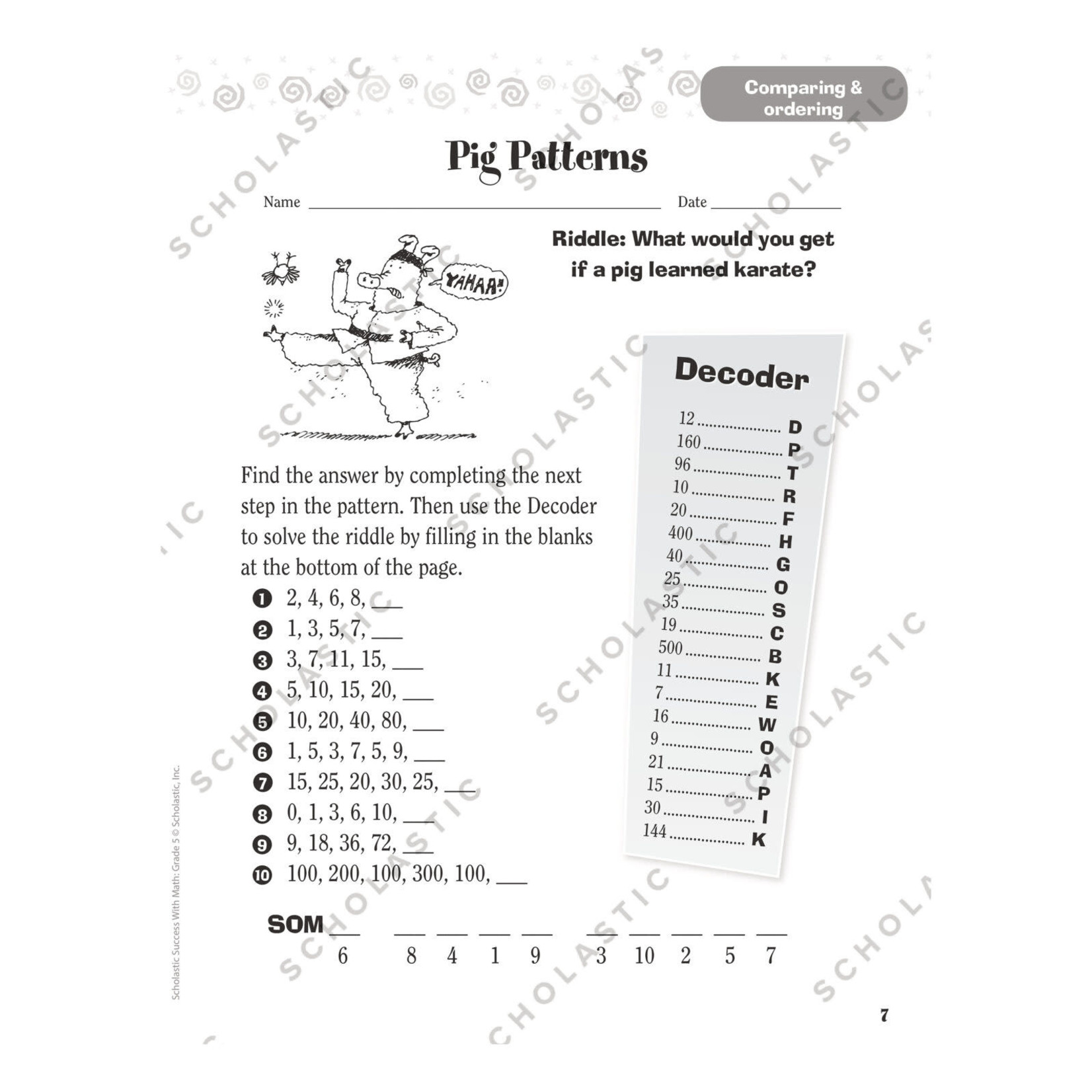 SCHOLASTIC TEACHING RESOURCES Scholastic Success With Math: Grade 5 Workbook