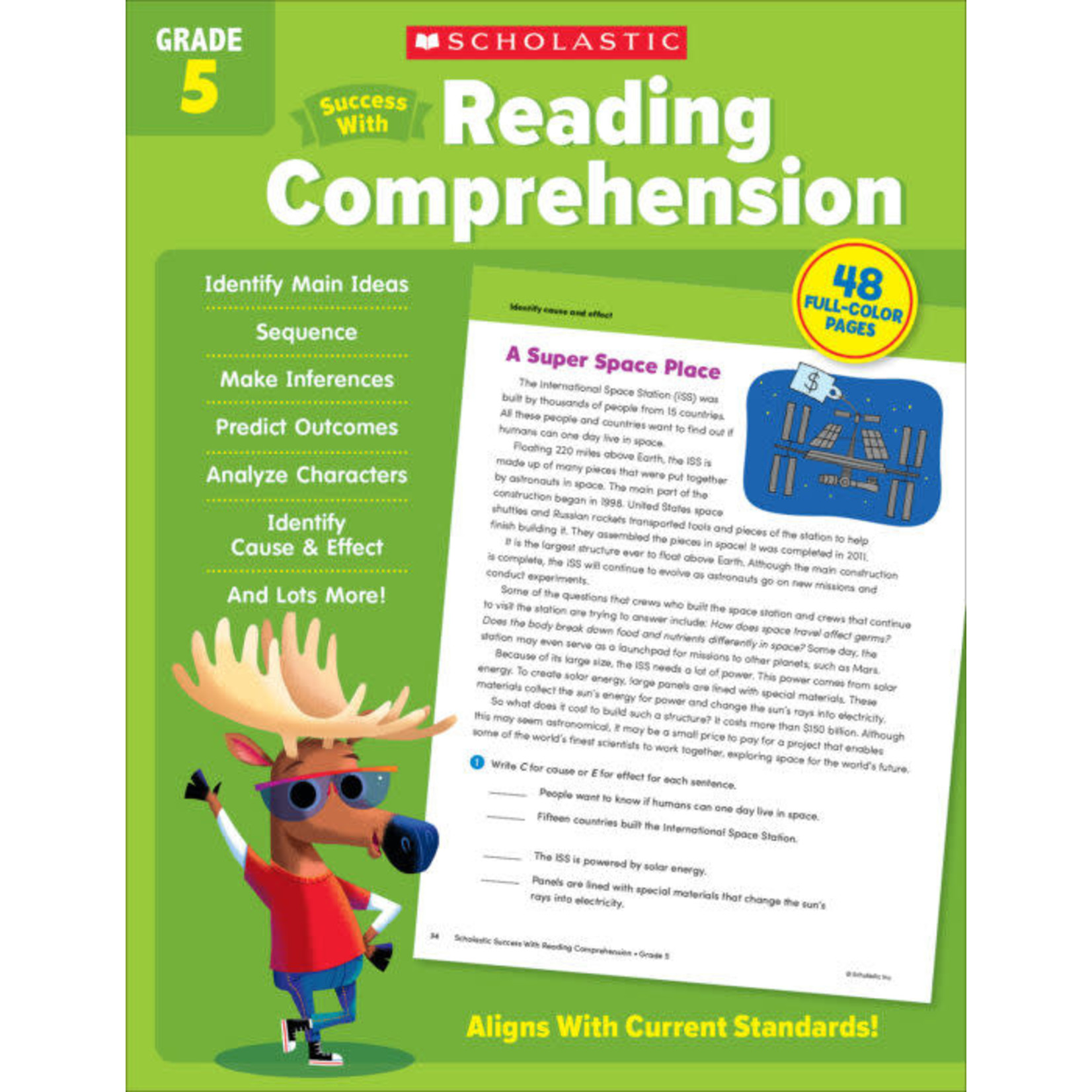 SCHOLASTIC TEACHING RESOURCES Scholastic Success With Reading Comprehension: Grade 5 Workbook