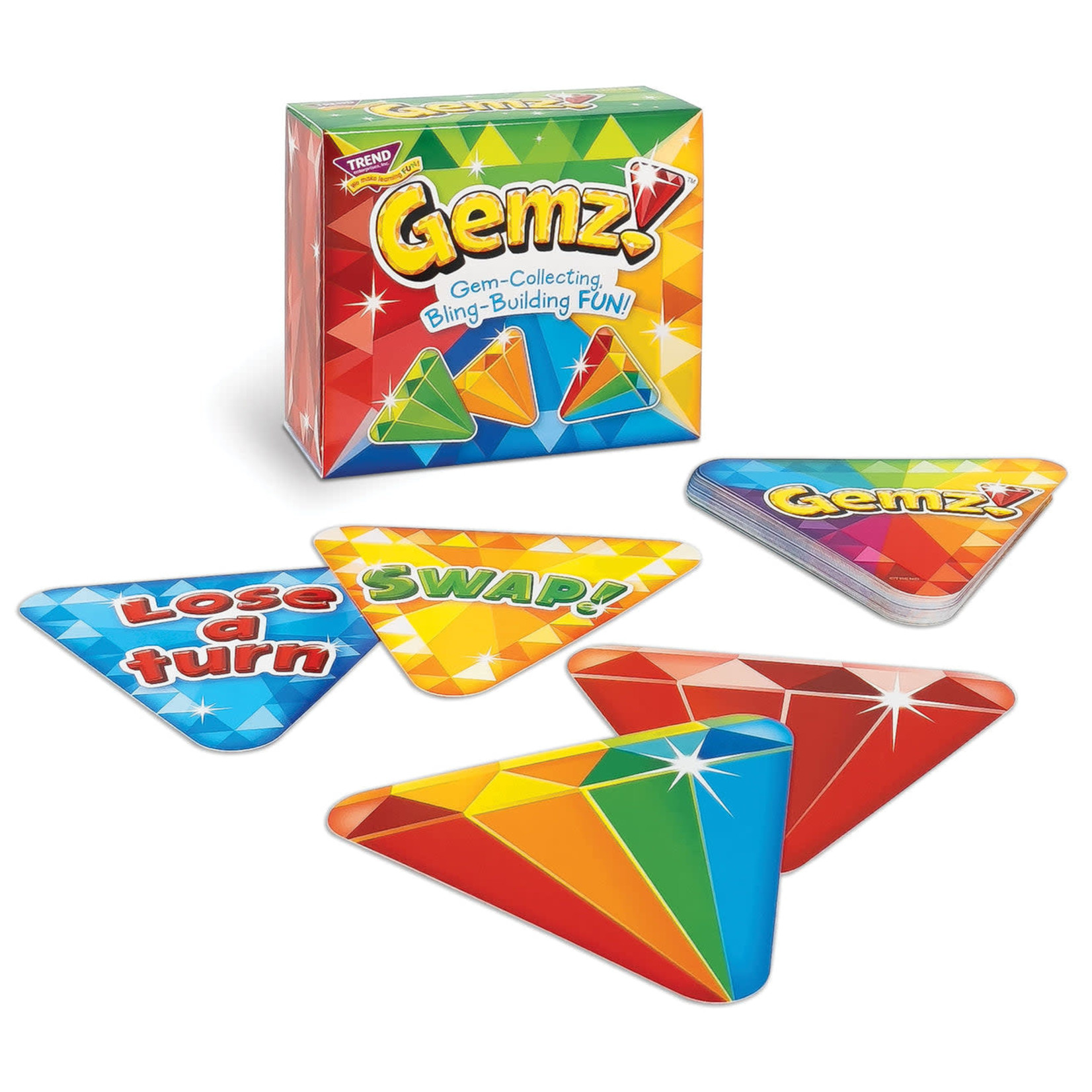 TREND ENTERPRISES INC Gemz! Three Corner Card Game