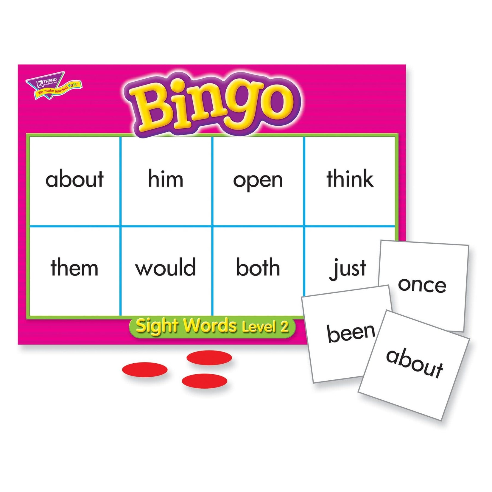 TREND ENTERPRISES INC Sight Words Level 2 Bingo Game