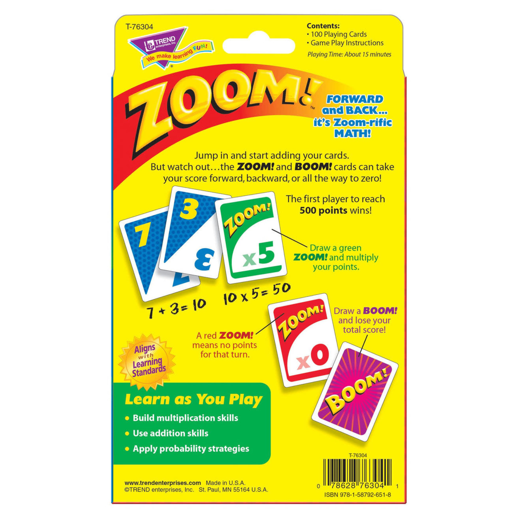 TREND ENTERPRISES INC ZOOM!™ Learning Game