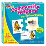 TREND ENTERPRISES INC Community Helpers Fun-to-Know Puzzles