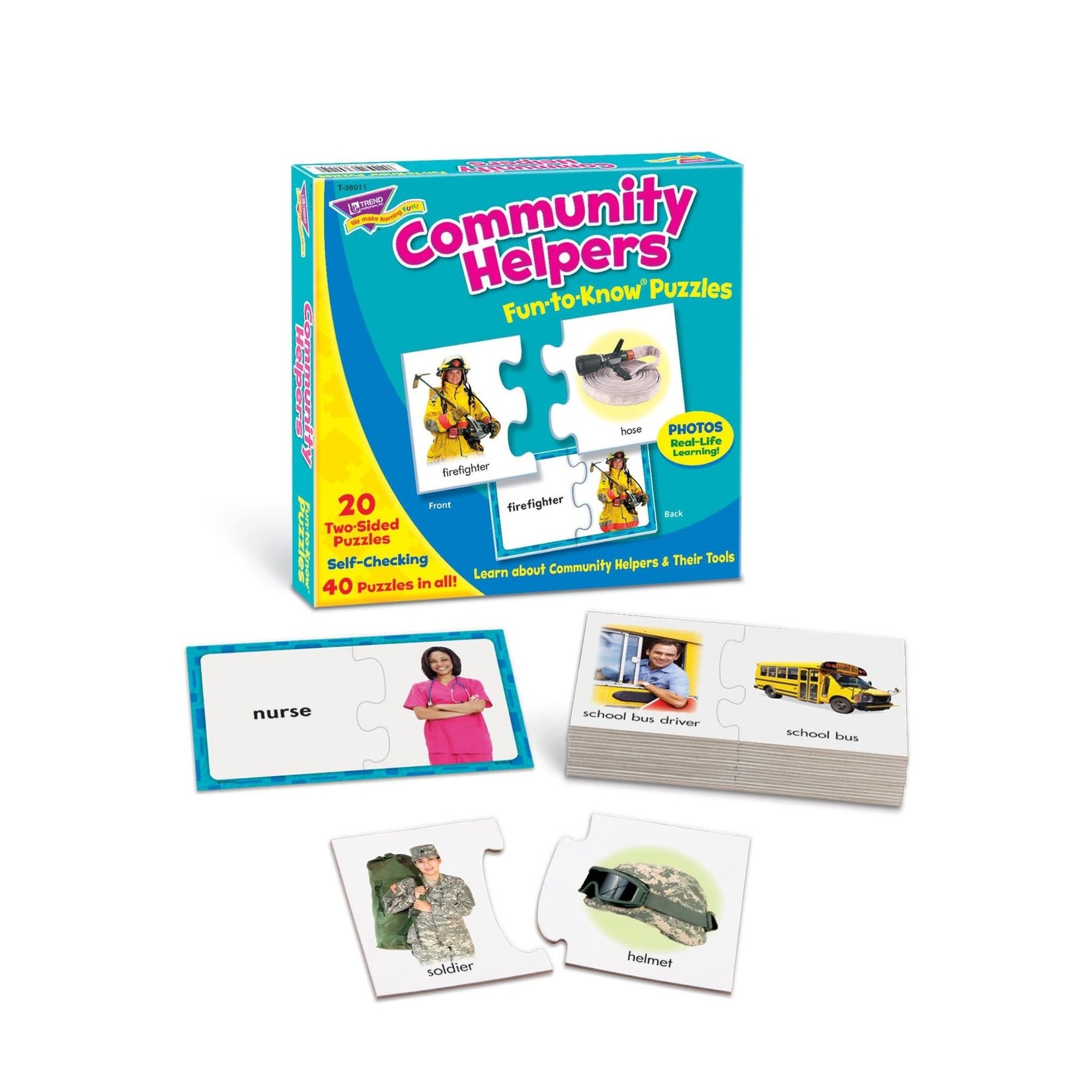 TREND ENTERPRISES INC Community Helpers Fun-to-Know® Puzzles