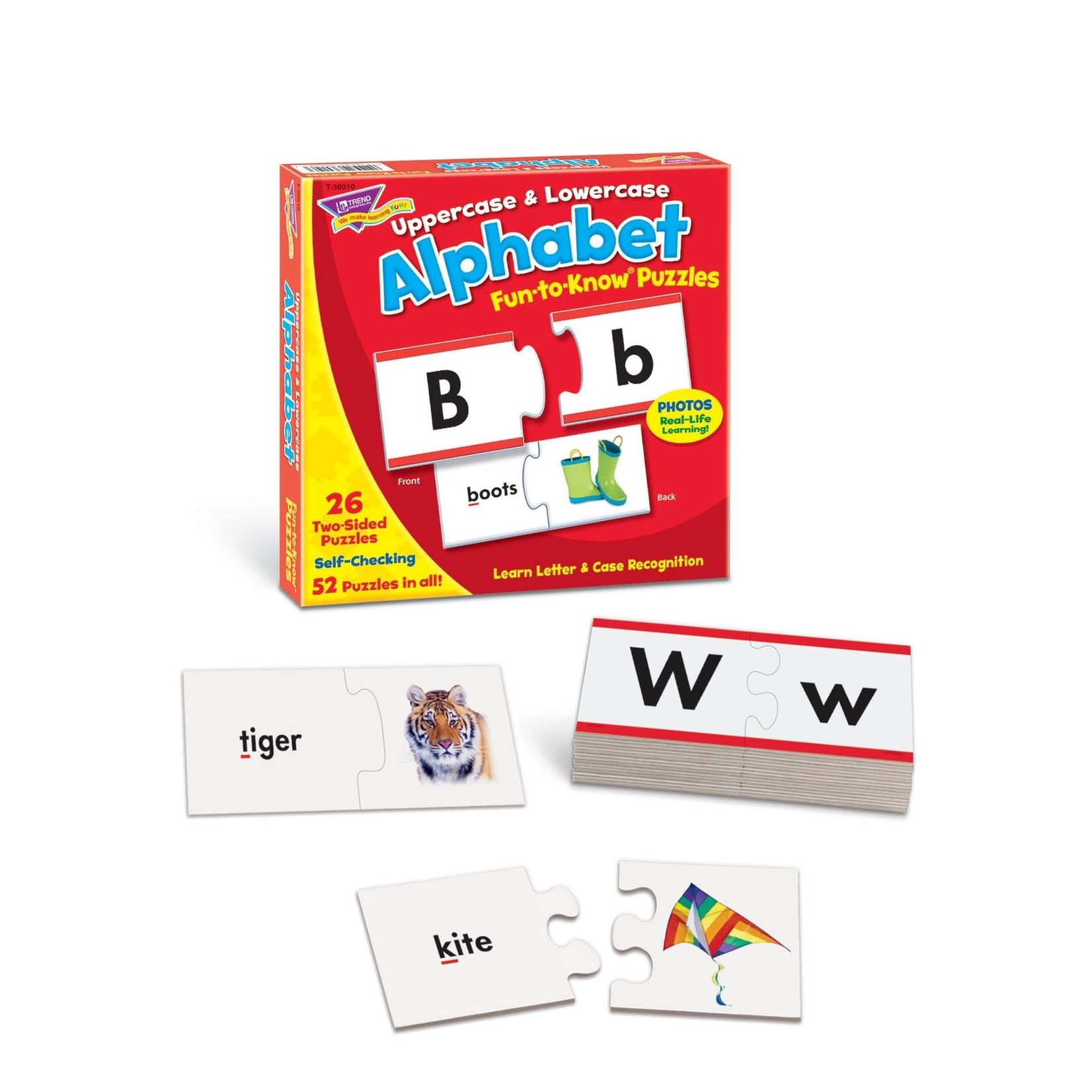 TREND ENTERPRISES INC Uppercase & Lowercase Alphabet Fun-to-Know® Puzzles