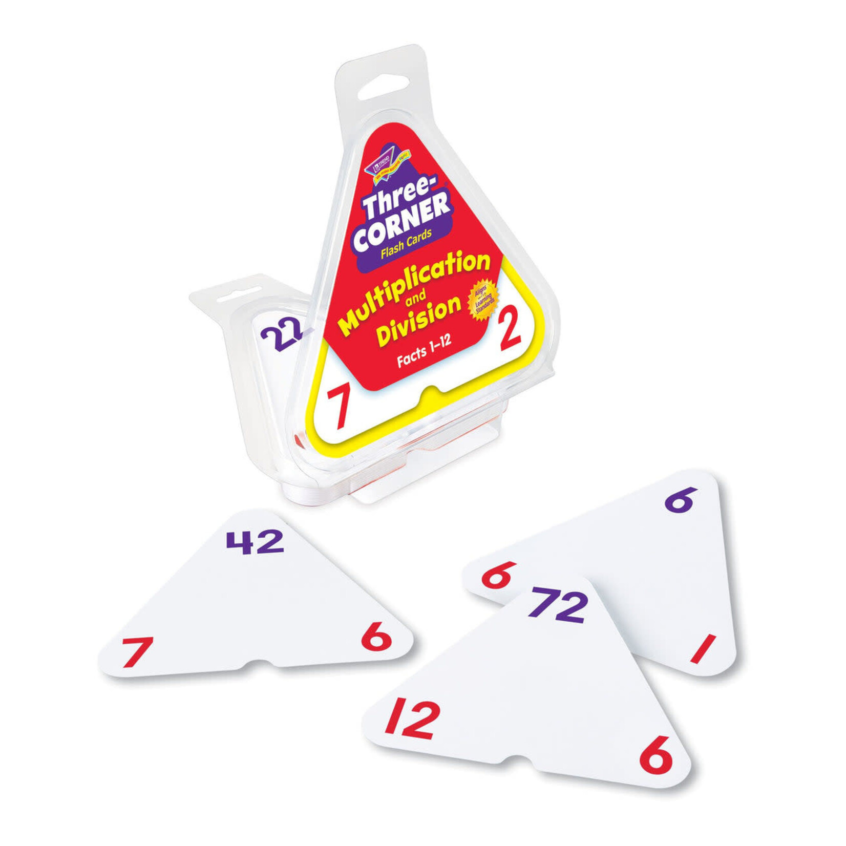 TREND ENTERPRISES INC Multiplication and Division Three-Corner® Flash Cards