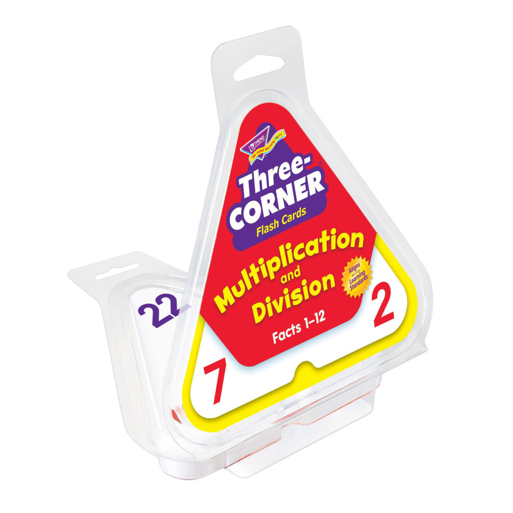 TREND ENTERPRISES INC Multiplication and Division Three-Corner® Flash Cards