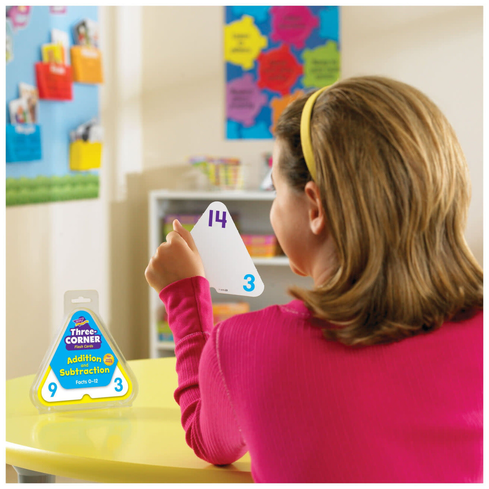 TREND ENTERPRISES INC Addition and Subtraction Three-Corner® Flash Cards