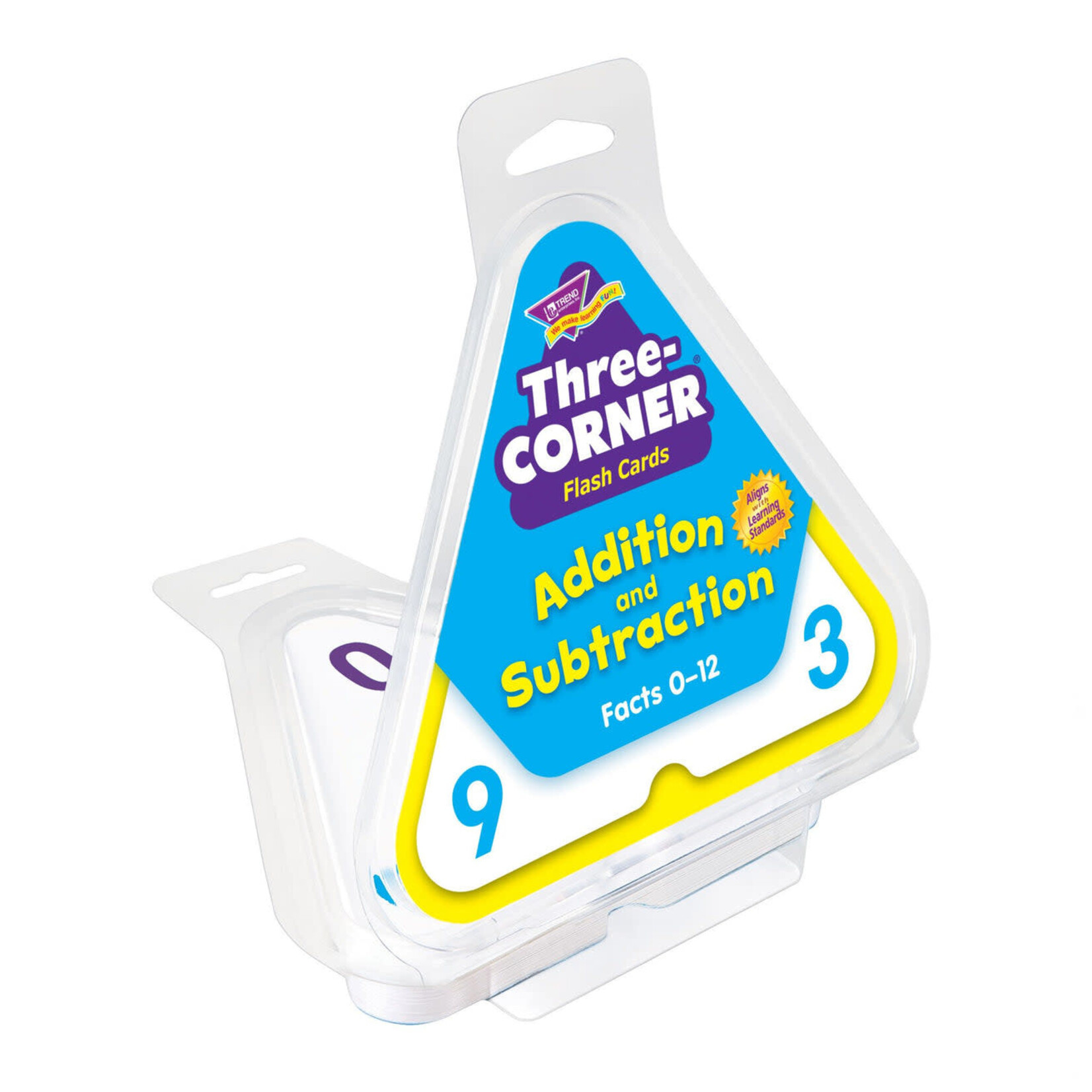 TREND ENTERPRISES INC Addition and Subtraction Three-Corner® Flash Cards