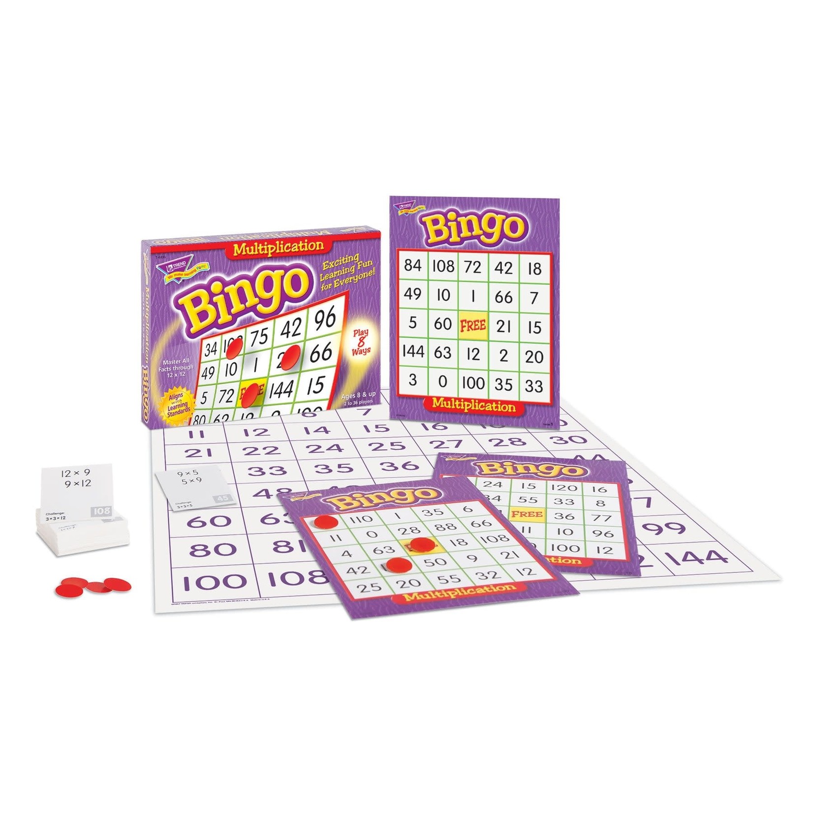 TREND ENTERPRISES INC Multiplication Bingo Game