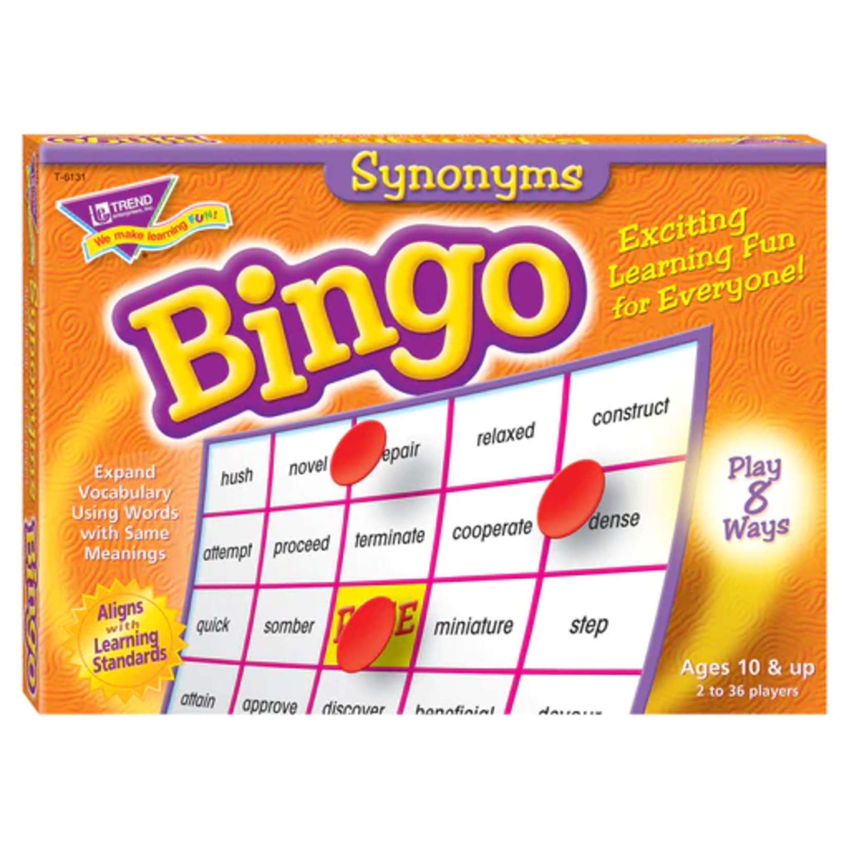 TREND ENTERPRISES INC Synonyms Bingo Game