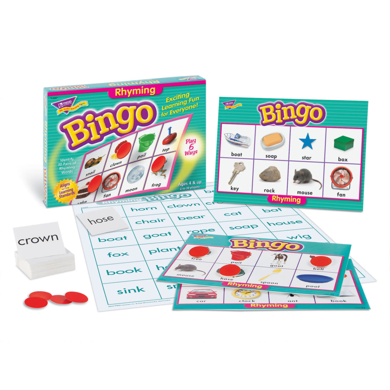 TREND ENTERPRISES INC Rhyming Bingo Game