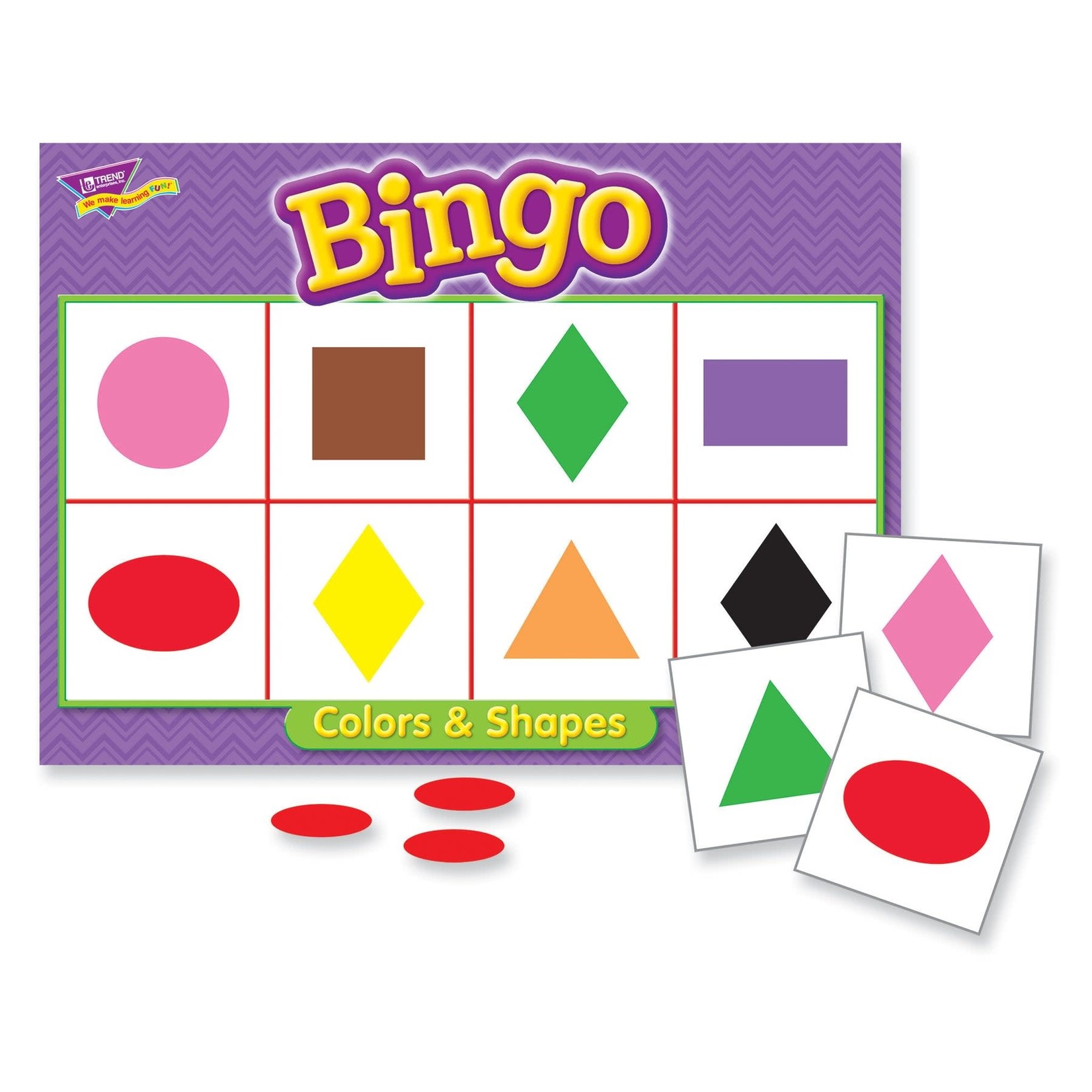 TREND ENTERPRISES INC Colors & Shapes Bingo Game