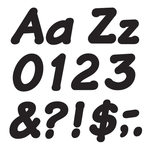 TREND ENTERPRISES INC Black 4-Inch Italic Uppercase/Lowercase Combo Pack (English/Spanish) Ready Letters®