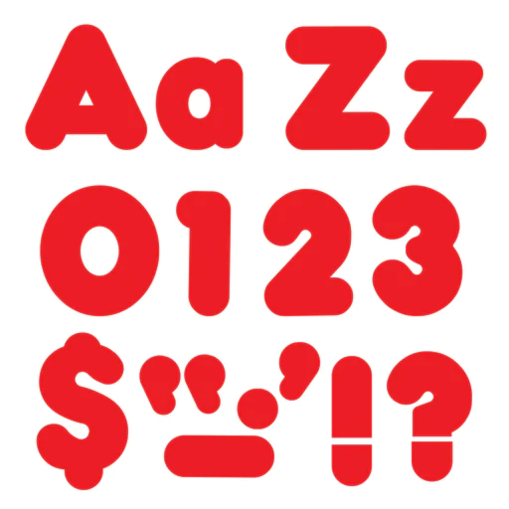 TREND ENTERPRISES INC Red 4-Inch Casual Uppercase/Lowercase Combo Pack Ready Letters®