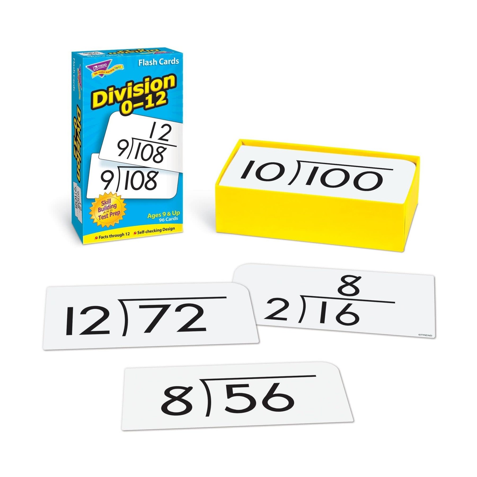 TREND ENTERPRISES INC Division 0-12 Skill Drill Flash Cards