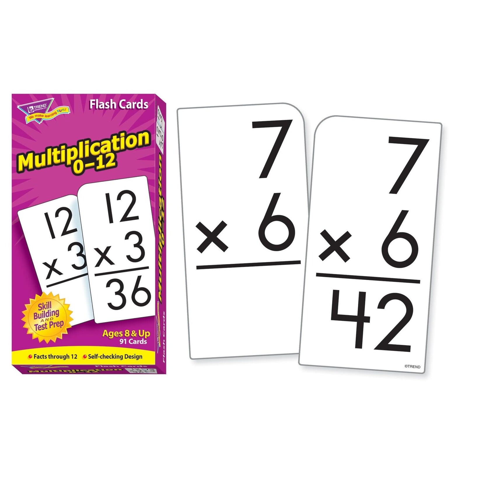 TREND ENTERPRISES INC Multiplication 0-12 Skill Drill Flash Cards