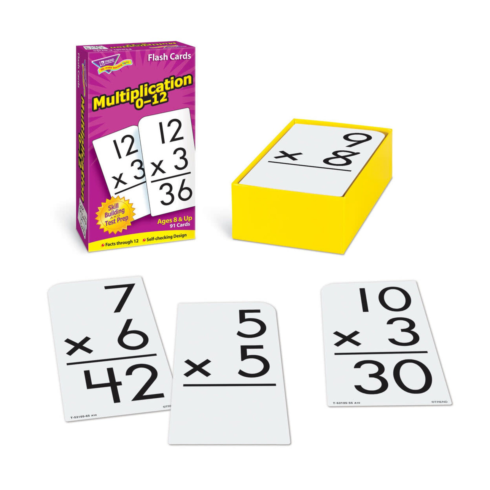 TREND ENTERPRISES INC Multiplication 0-12 Skill Drill Flash Cards