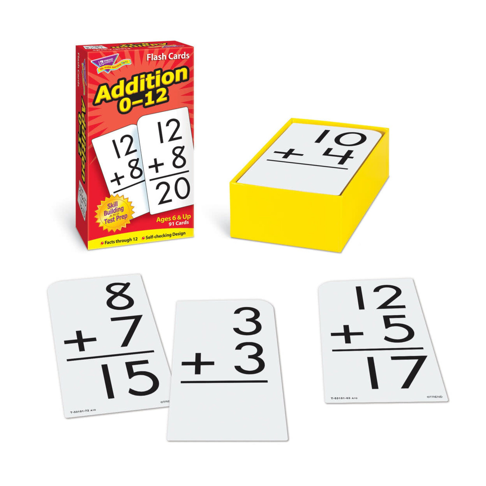 TREND ENTERPRISES INC Addition 0-12 Skill Drill Flash Cards