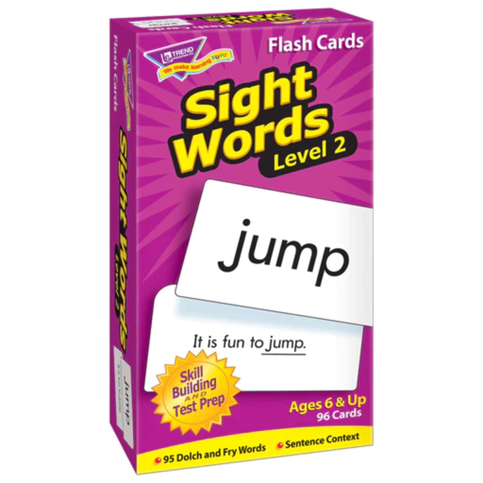 TREND ENTERPRISES INC Sight Words – Level 2 Skill Drill Flash Cards