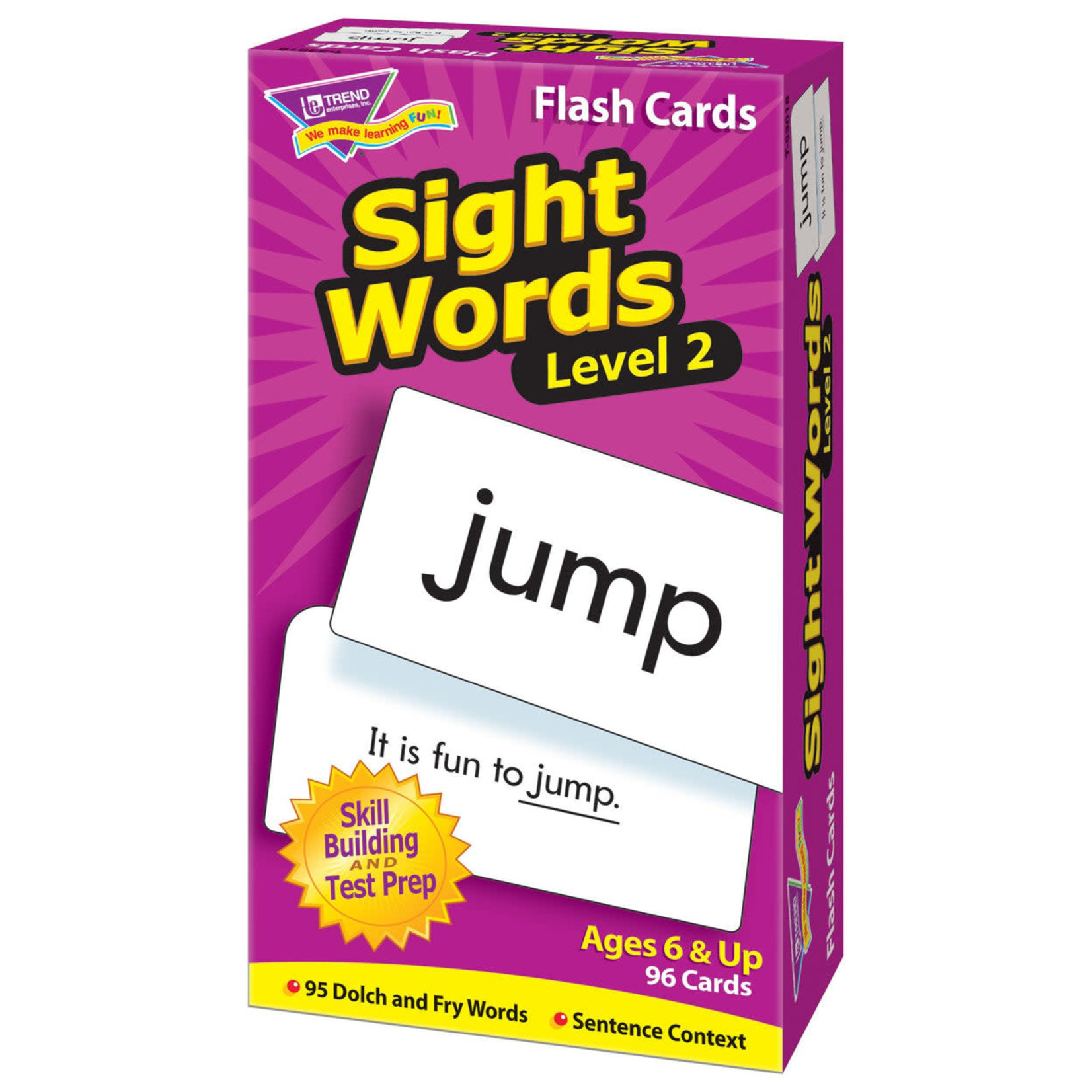 TREND ENTERPRISES INC Sight Words – Level 2 Skill Drill Flash Cards