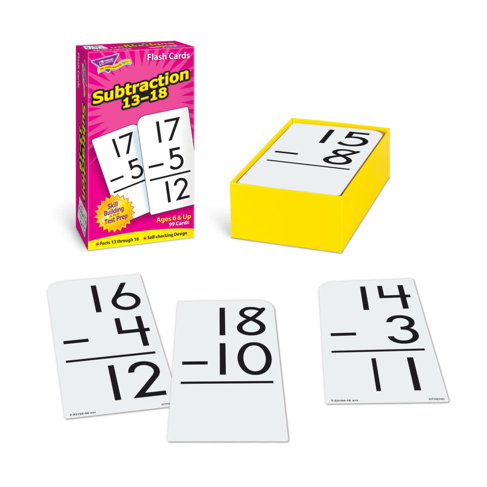 TREND ENTERPRISES INC Subtraction 13-18 Skill Drill Flash Cards