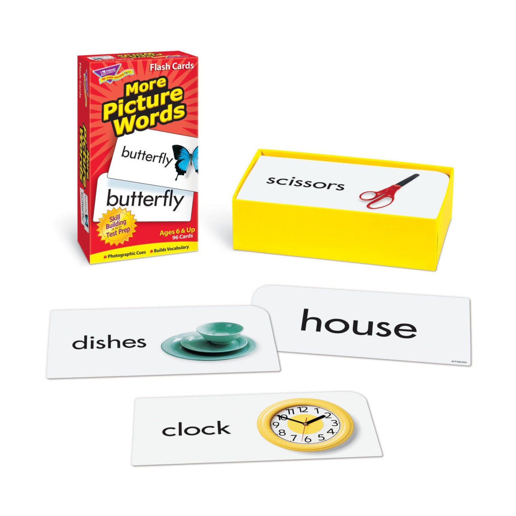 TREND ENTERPRISES INC More Picture Words Skill Drill Flash Cards