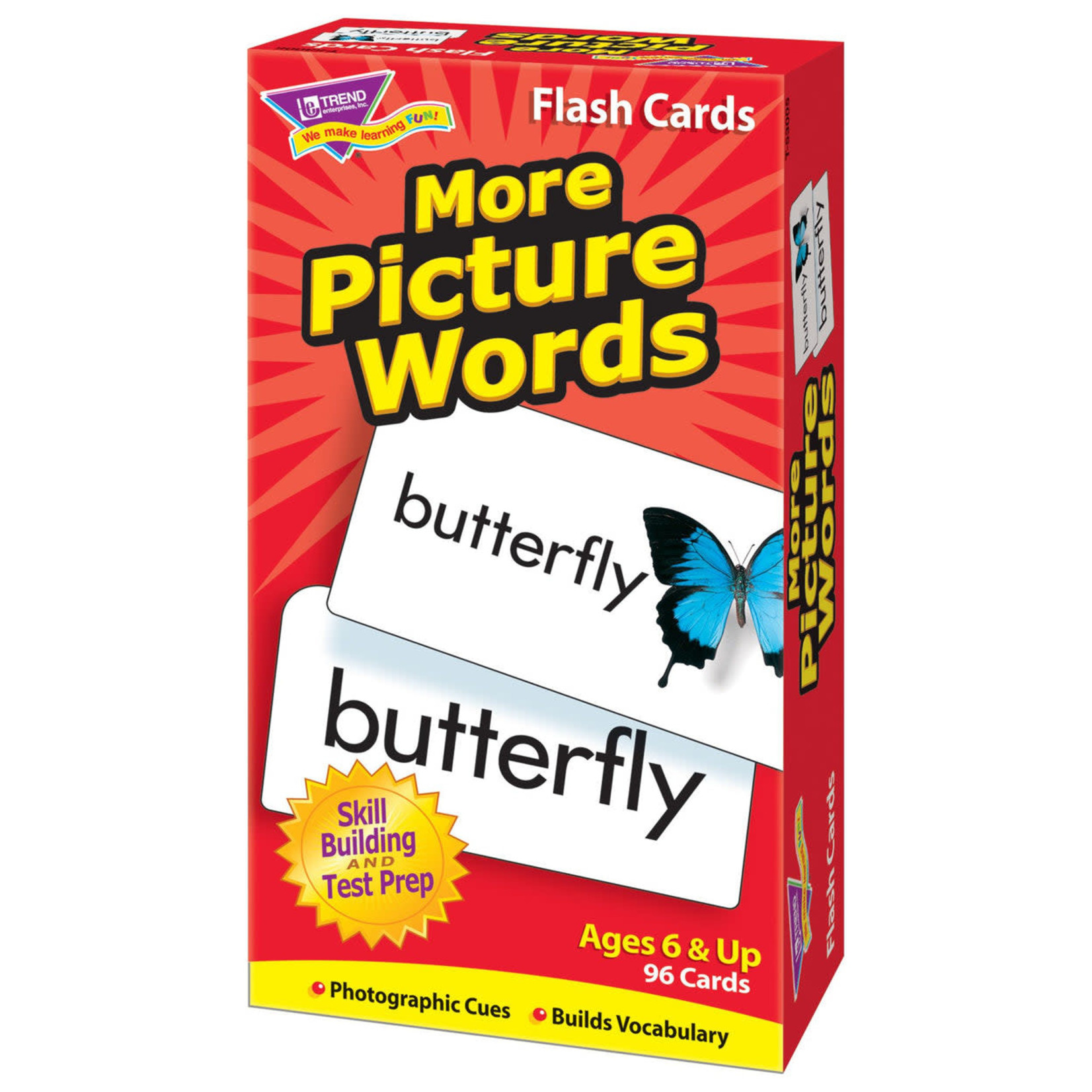 TREND ENTERPRISES INC More Picture Words Skill Drill Flash Cards