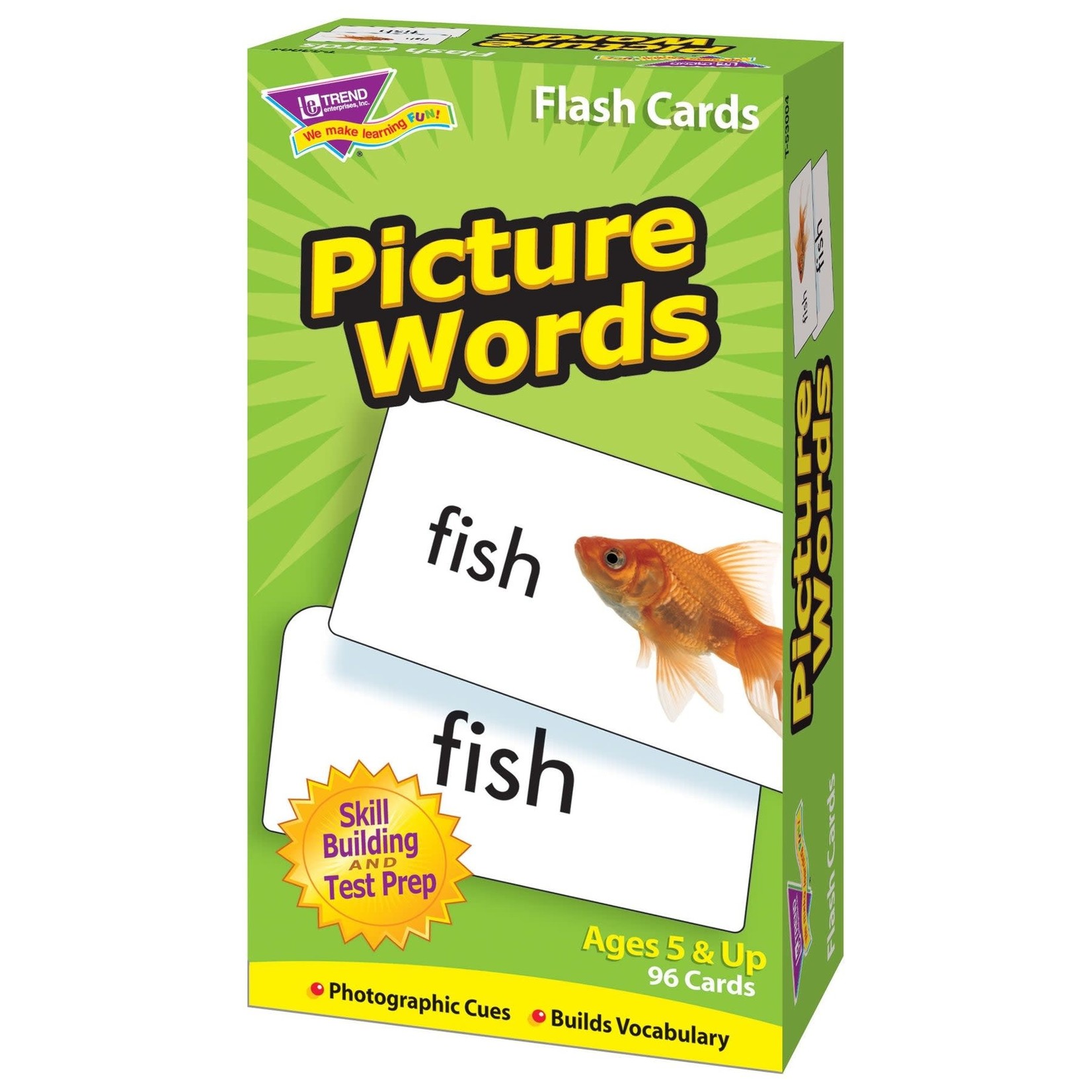 TREND ENTERPRISES INC Picture Words Skill Drill Flash Cards