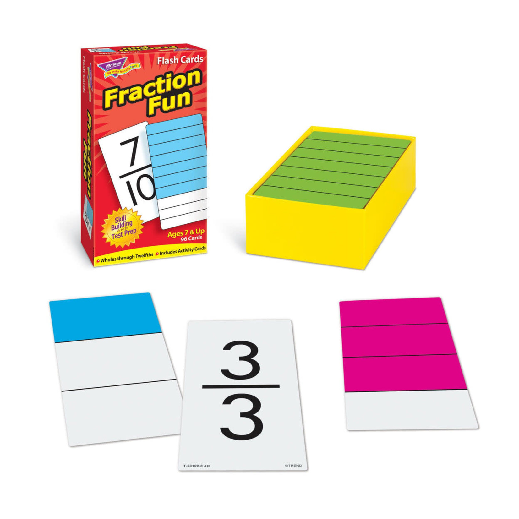TREND ENTERPRISES INC Fraction Fun Skill Drill Flash Cards