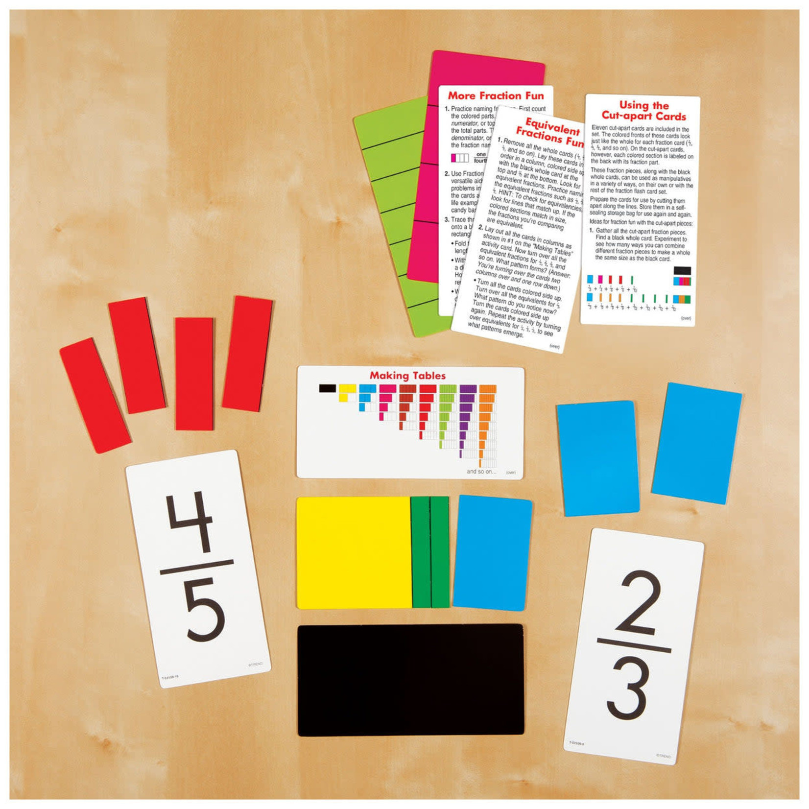 TREND ENTERPRISES INC Fraction Fun Skill Drill Flash Cards