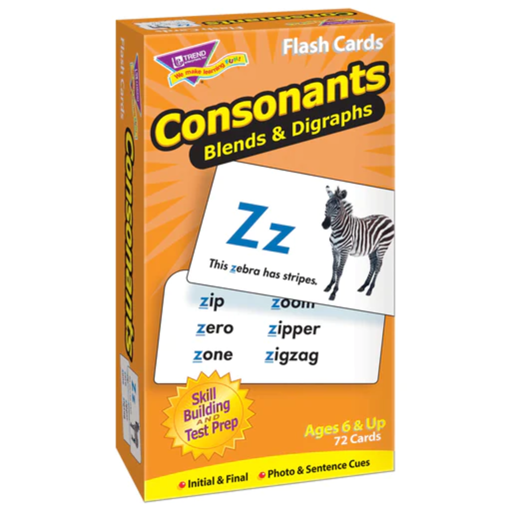 TREND ENTERPRISES INC Consonants Skill Drill Flash Cards