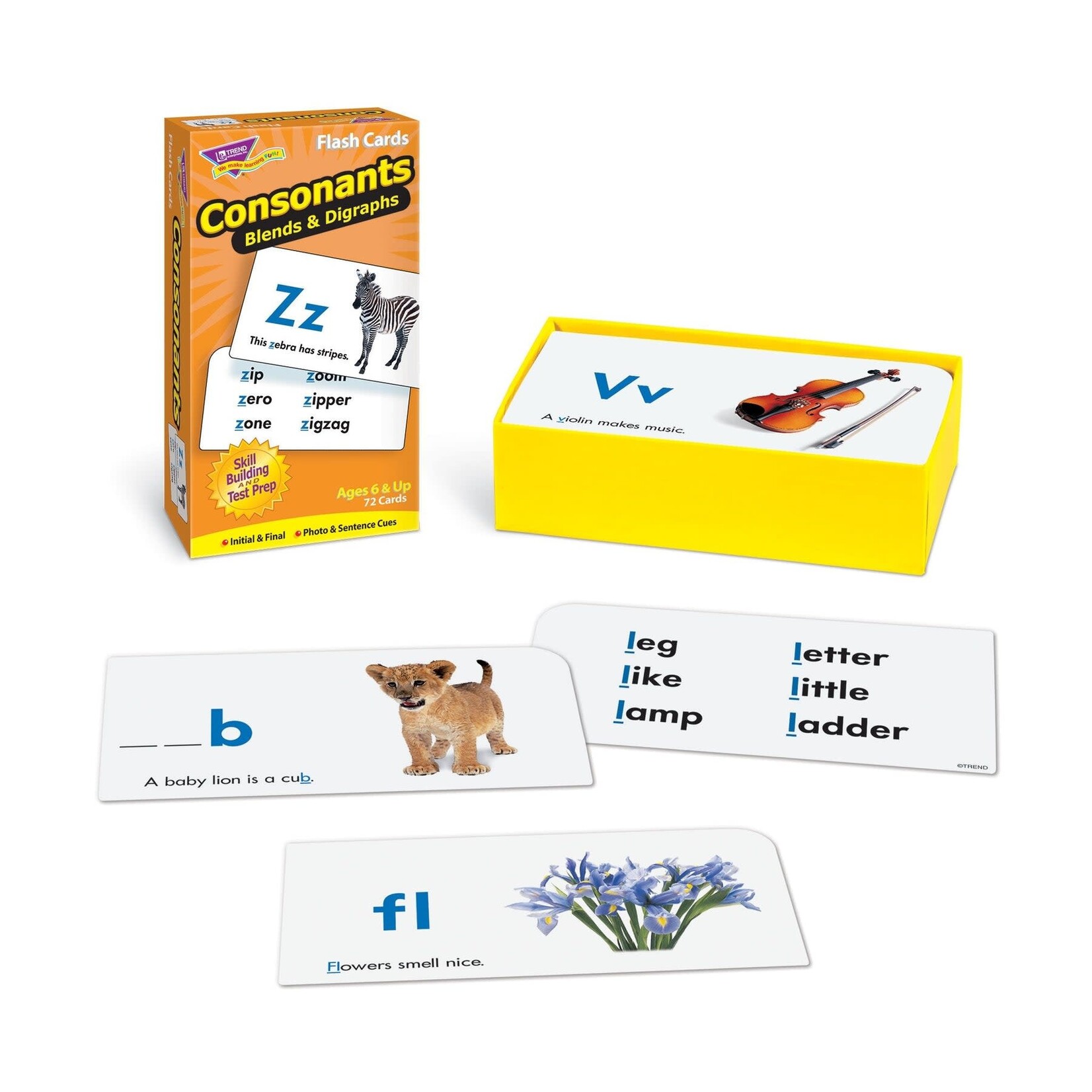 TREND ENTERPRISES INC Consonants Skill Drill Flash Cards