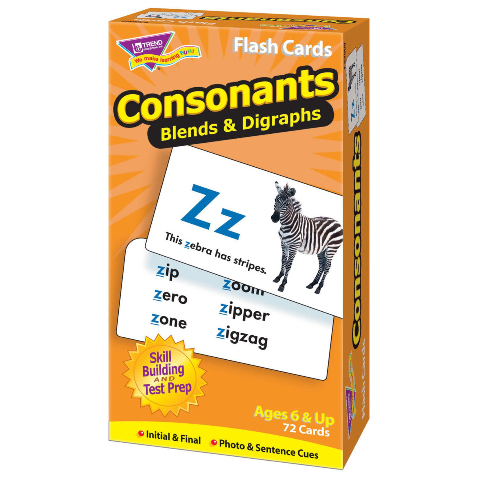 TREND ENTERPRISES INC Consonants Skill Drill Flash Cards