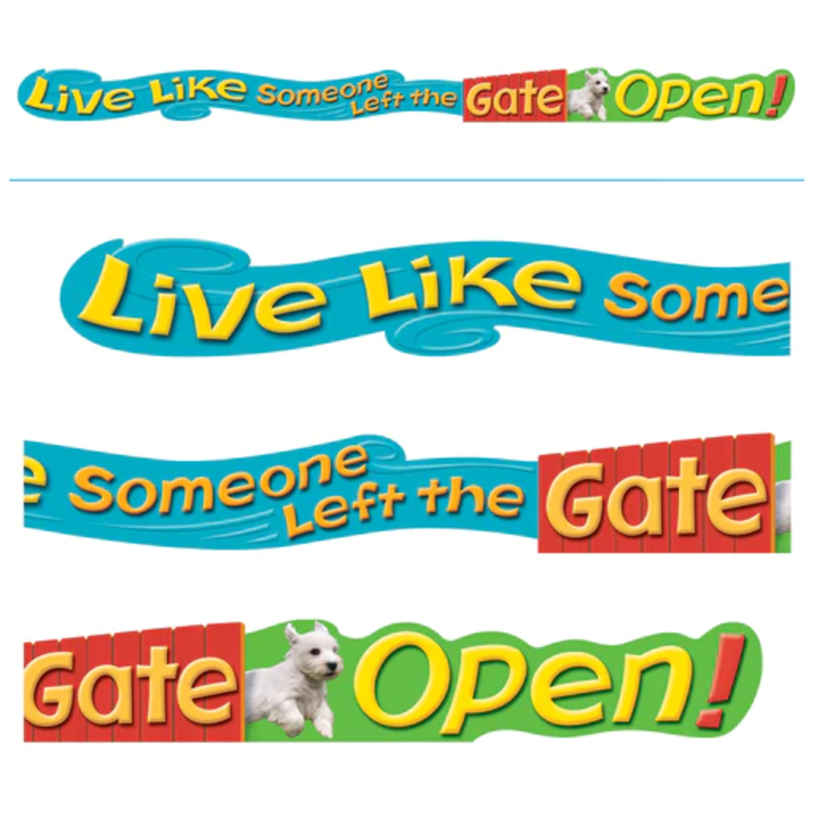 TREND ENTERPRISES INC Live Like Someone Left the… ARGUS Banner