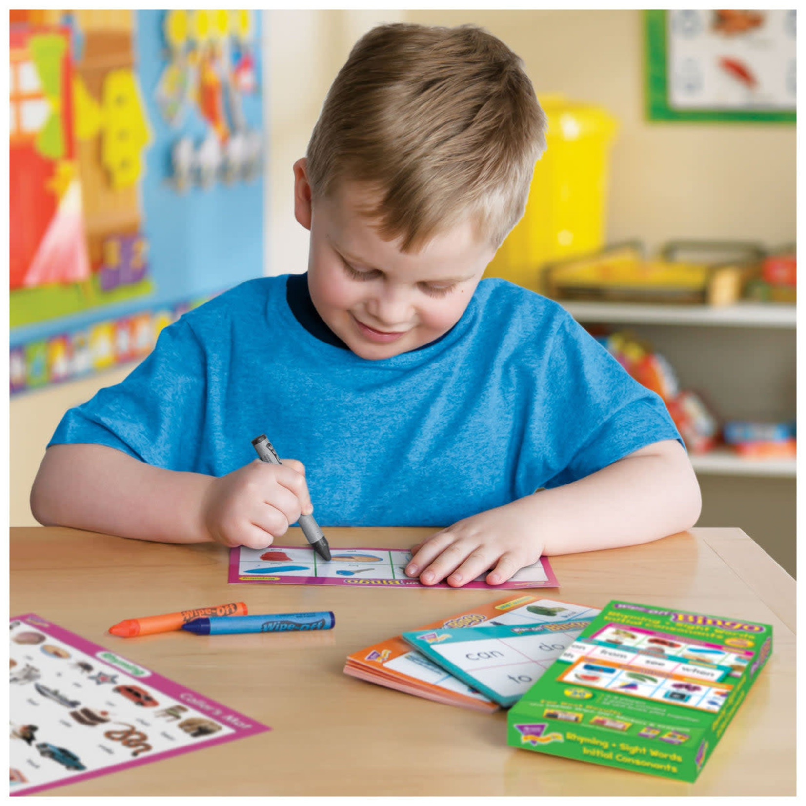 TREND ENTERPRISES INC Rhyming, Sight Words, Initial Consonants Wipe-Off® Bingo