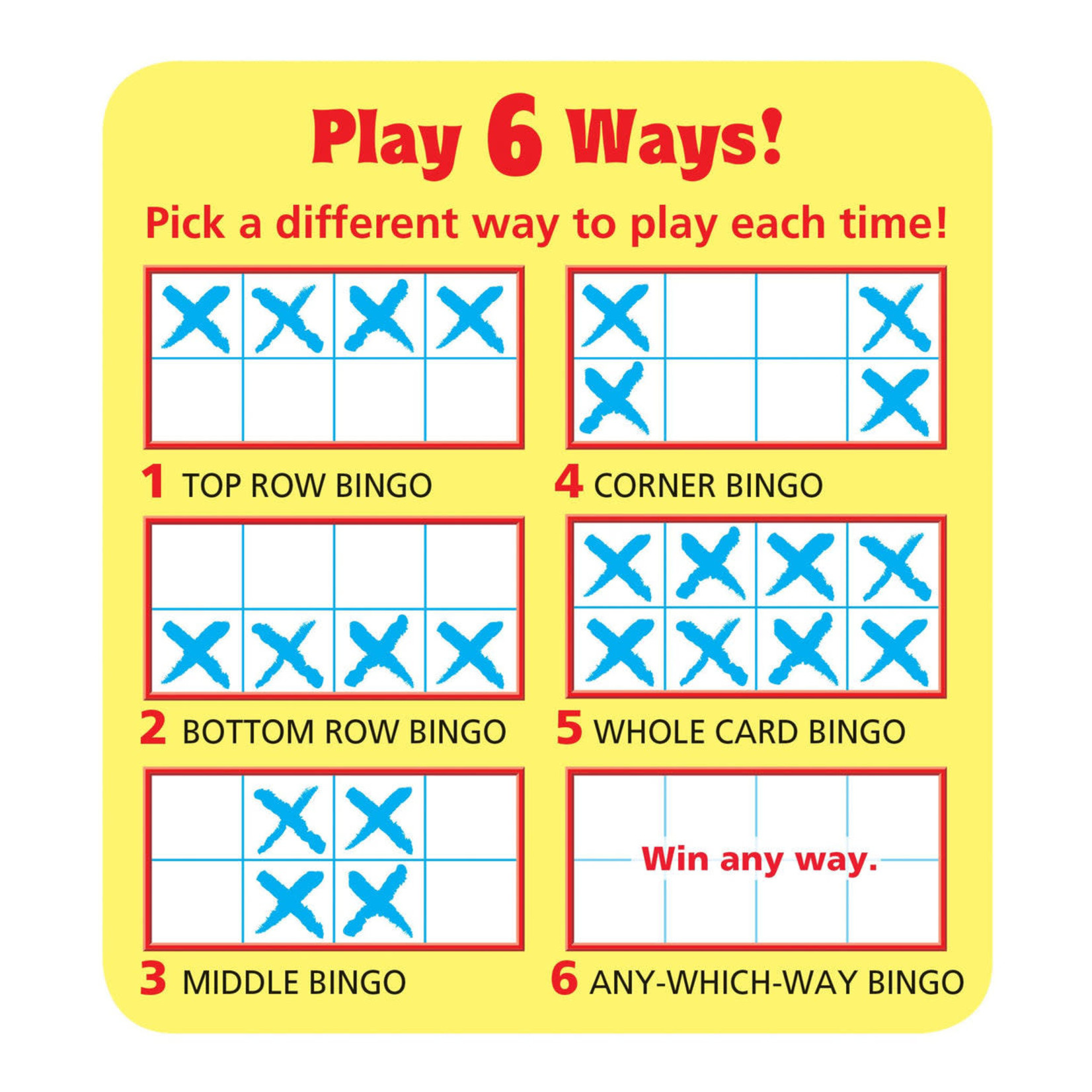 TREND ENTERPRISES INC Alphabet, Numbers, Colors & Shapes Wipe-Off® Bingo