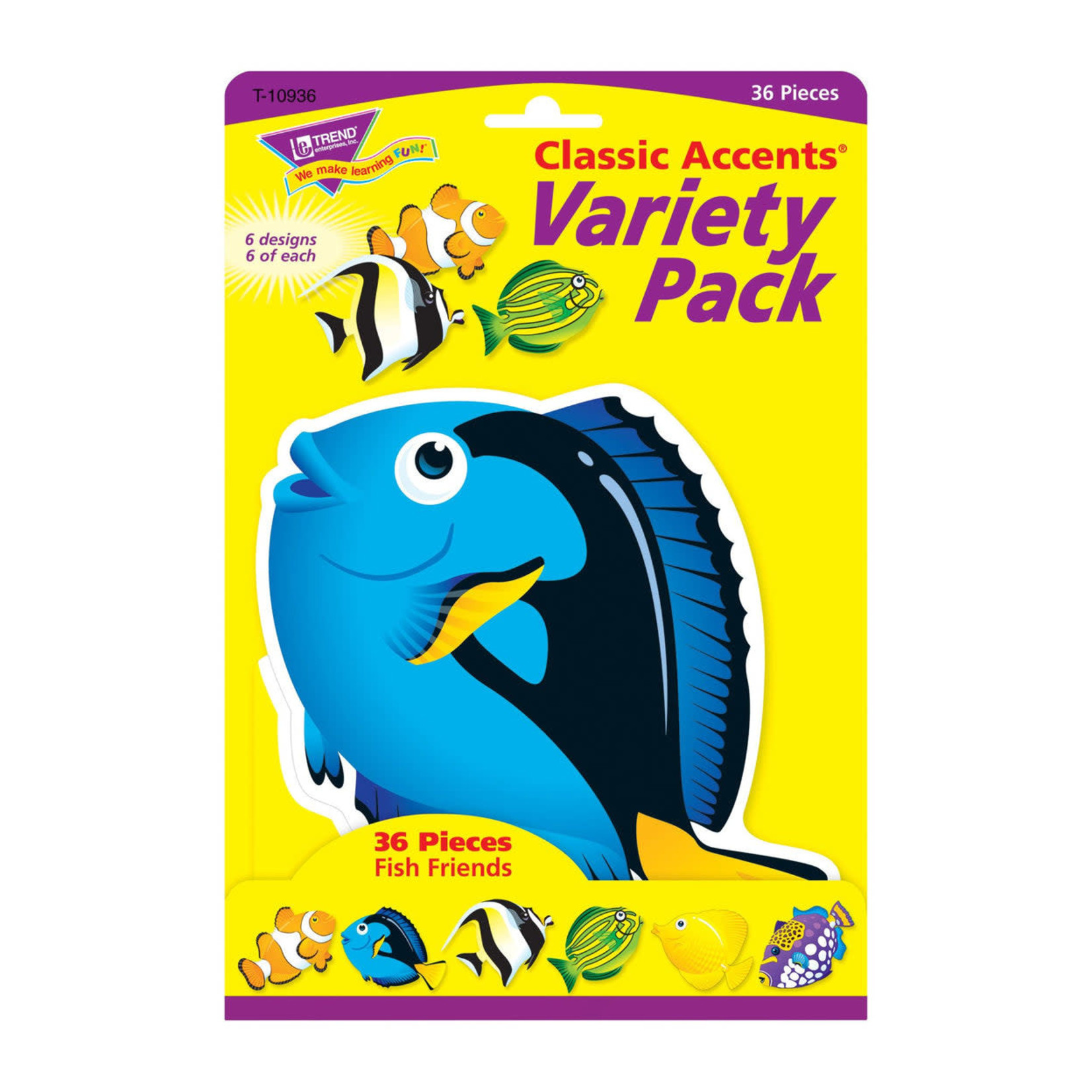 TREND ENTERPRISES INC Fish Friends Classic Accents® Variety Pack