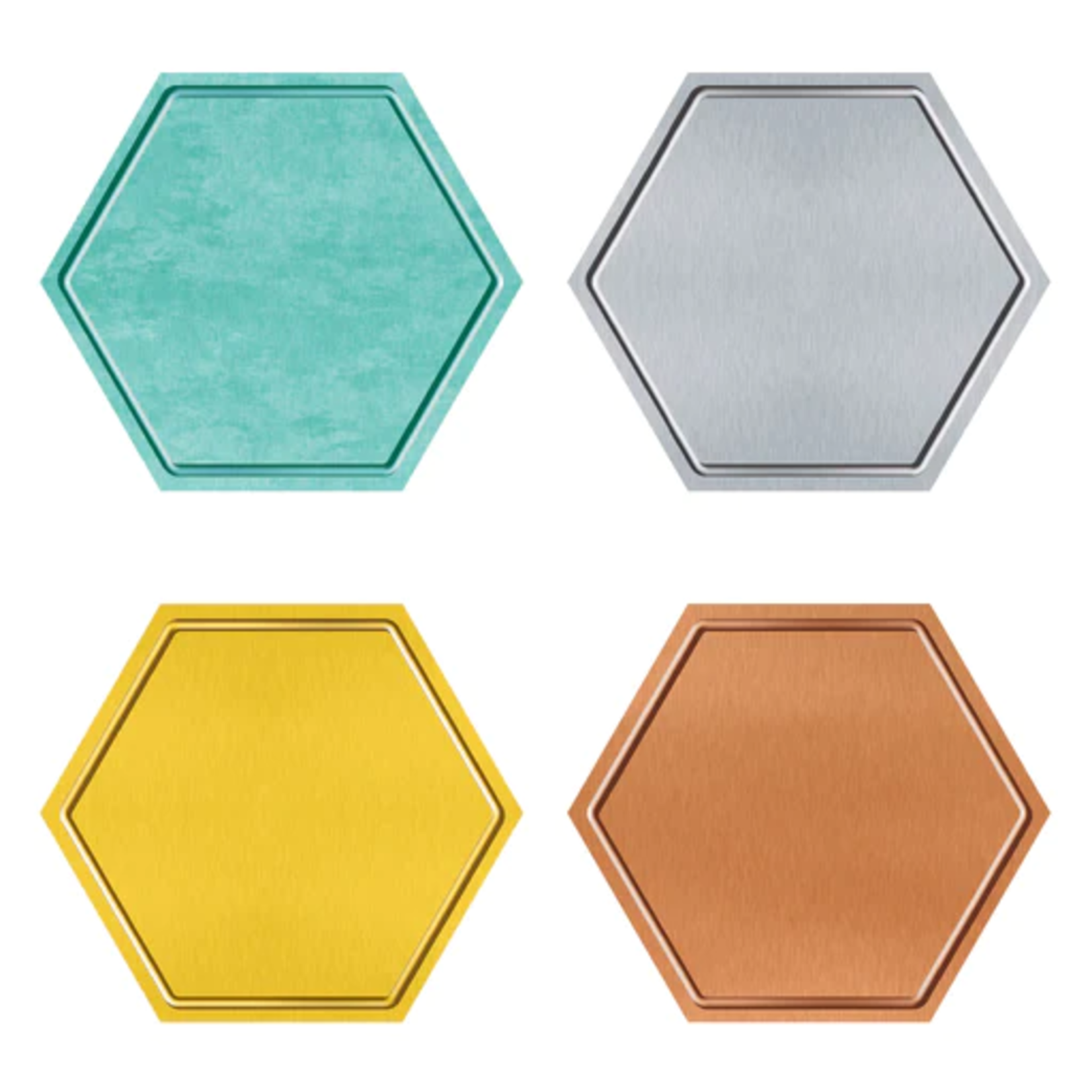 TREND ENTERPRISES INC I ♥ Metal™ Hexagons Classic Accents® Variety Pack
