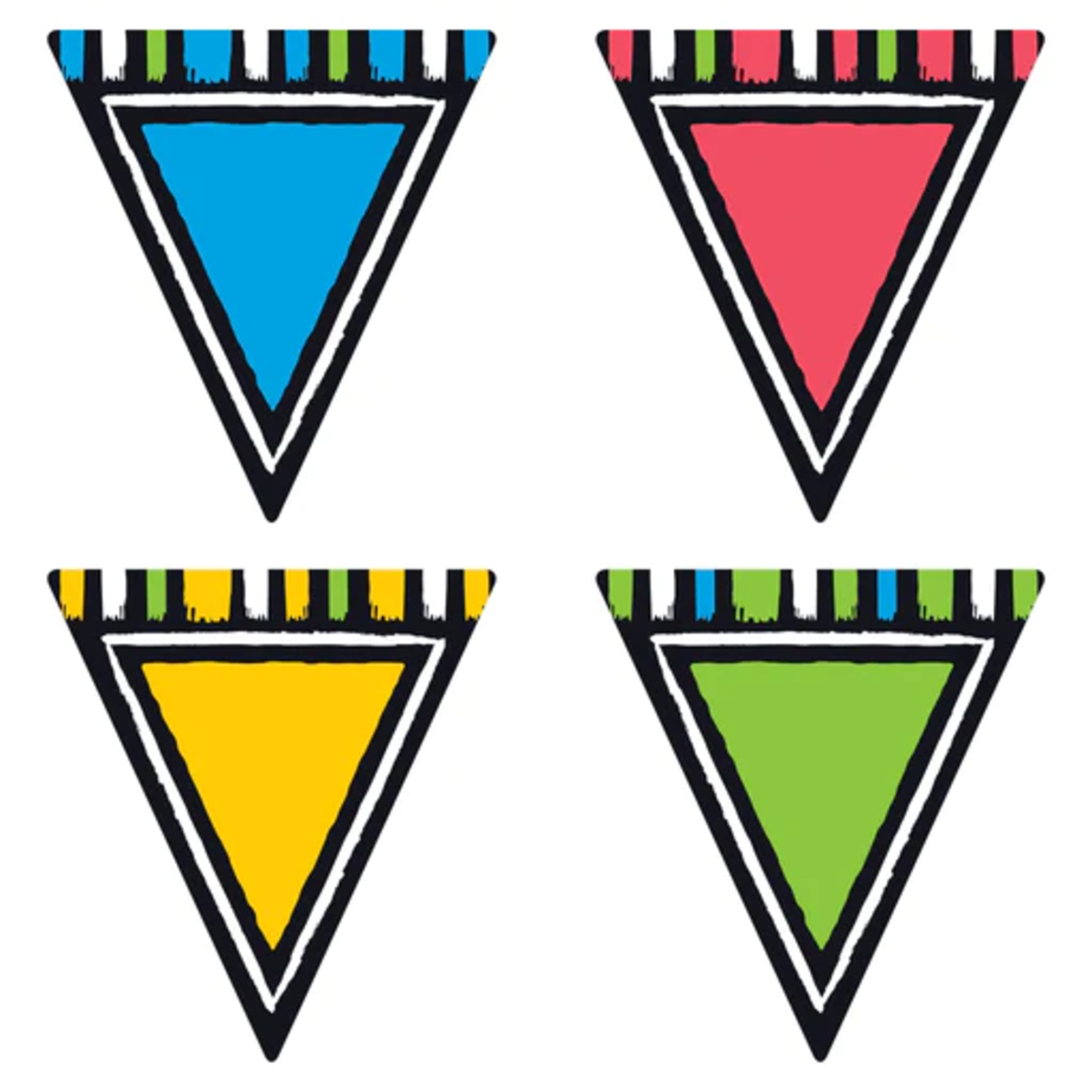 TREND ENTERPRISES INC Bold Strokes Pennants Classic Accents® Variety Pack
