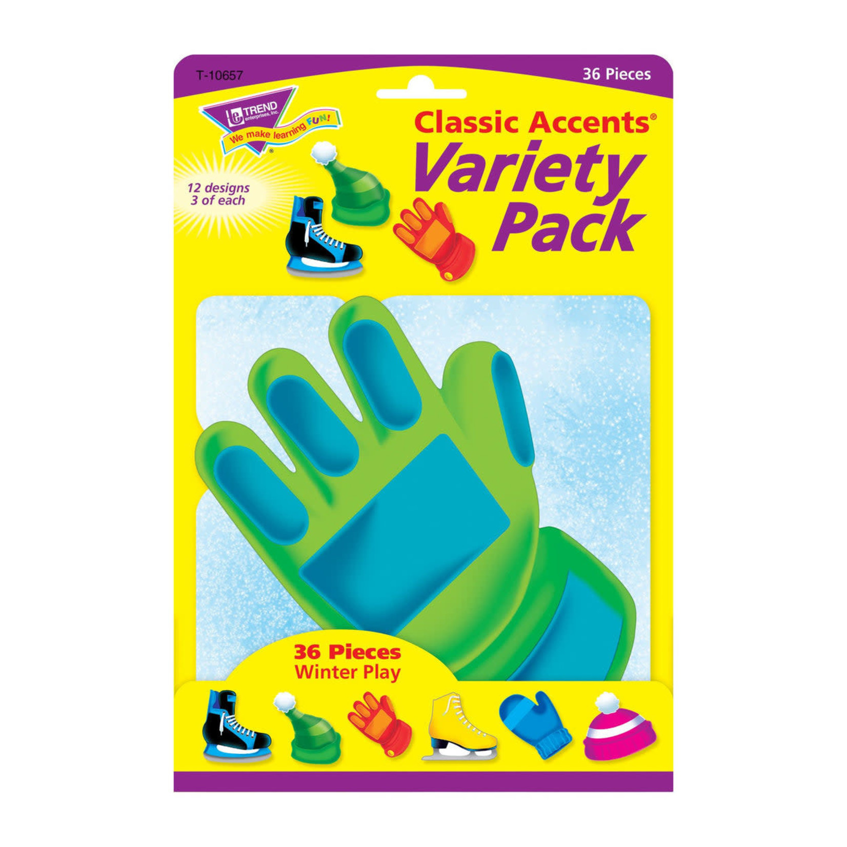 TREND ENTERPRISES INC Winter Play Classic Accents® Variety Pack