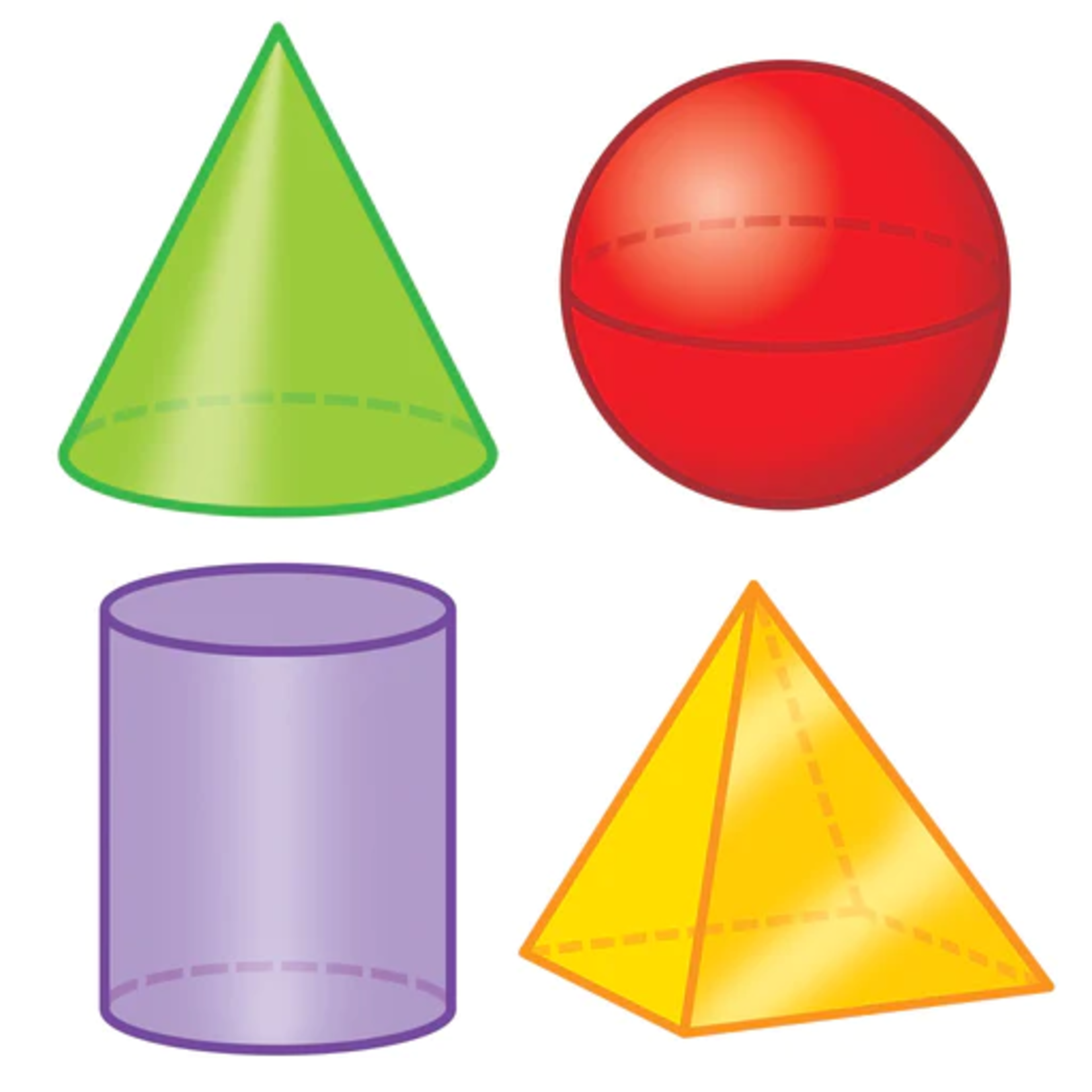 TREND ENTERPRISES INC 3-D Shapes Classic Accents® Variety Pack