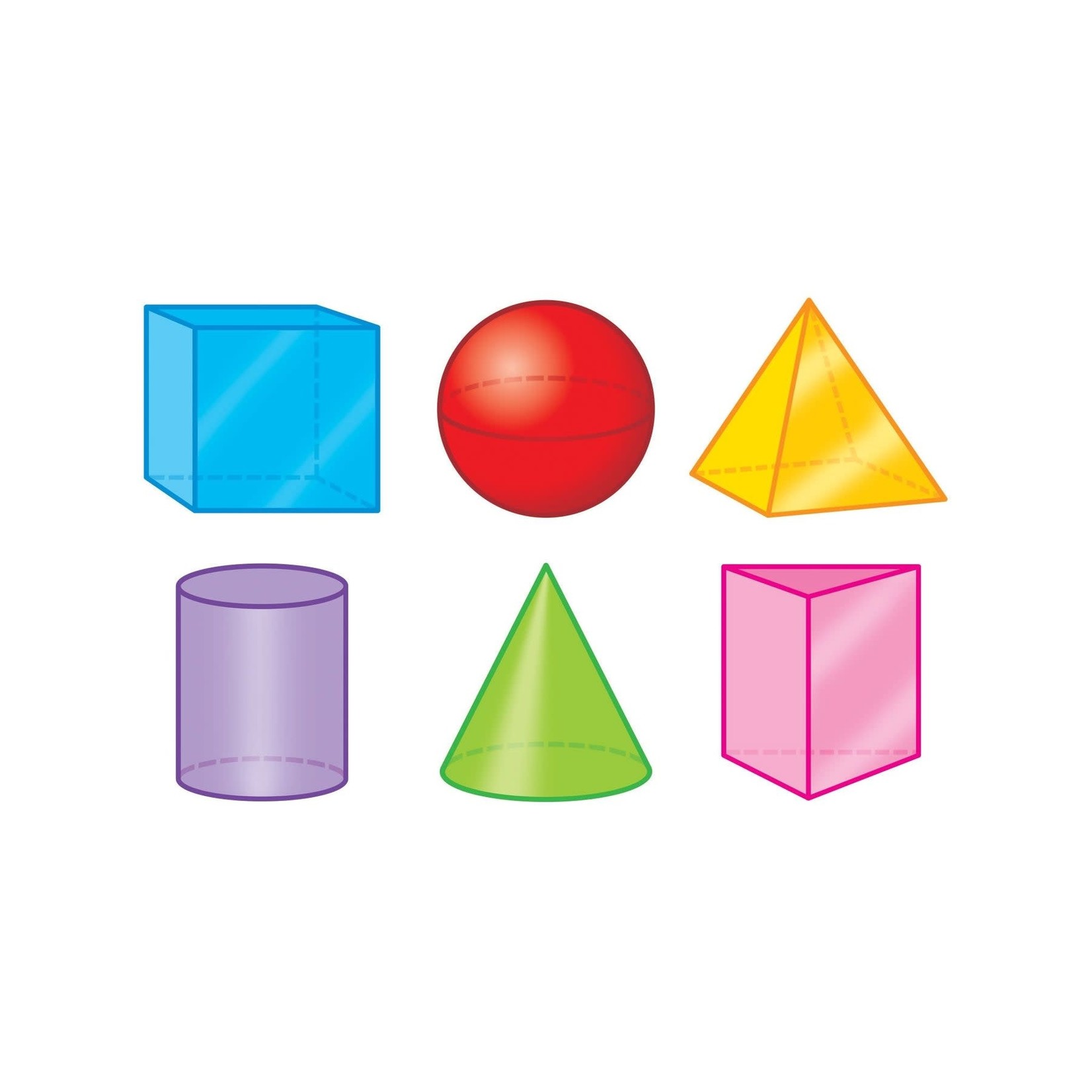 TREND ENTERPRISES INC 3-D Shapes Classic Accents® Variety Pack