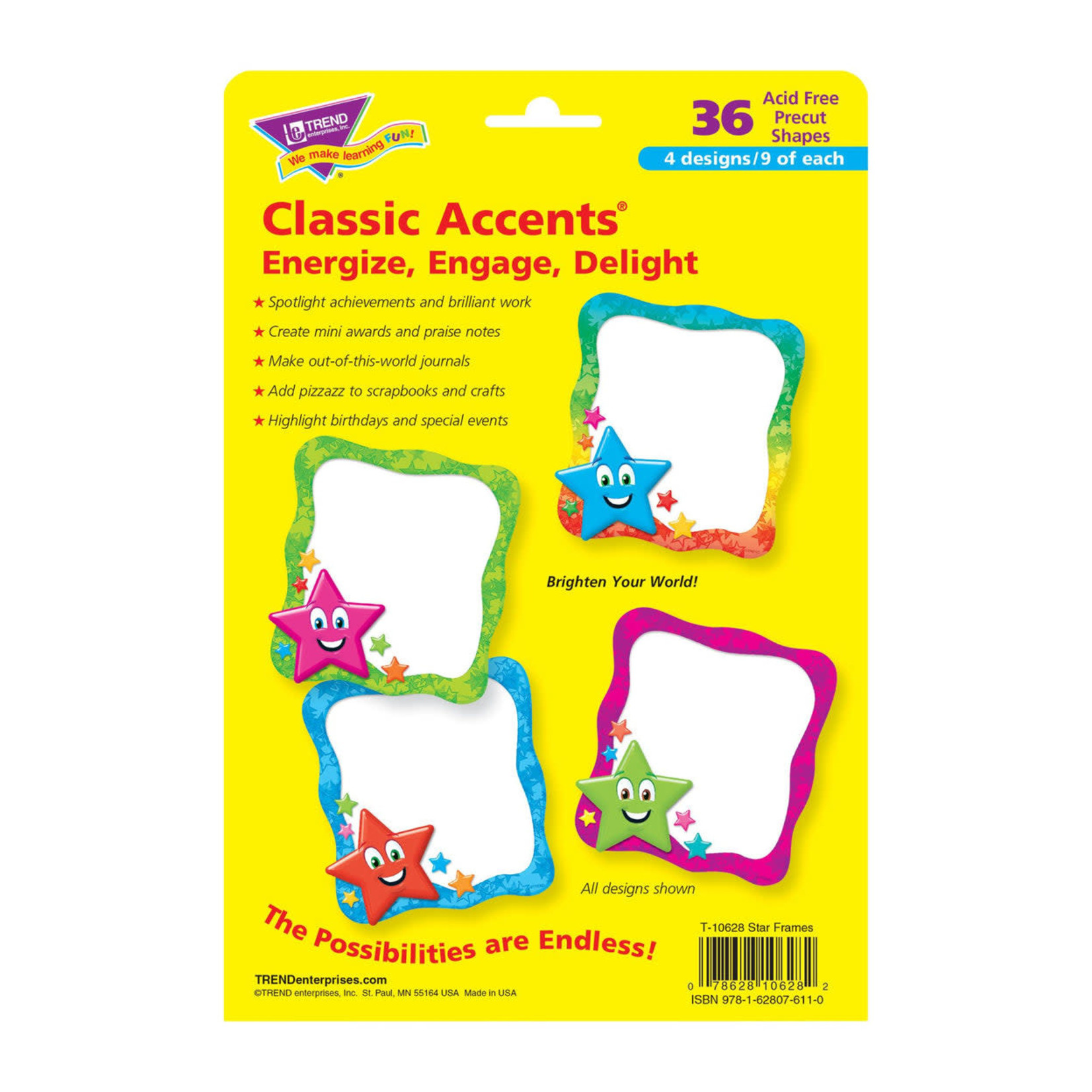 TREND ENTERPRISES INC Star Frames Classic Accents® Variety Pack